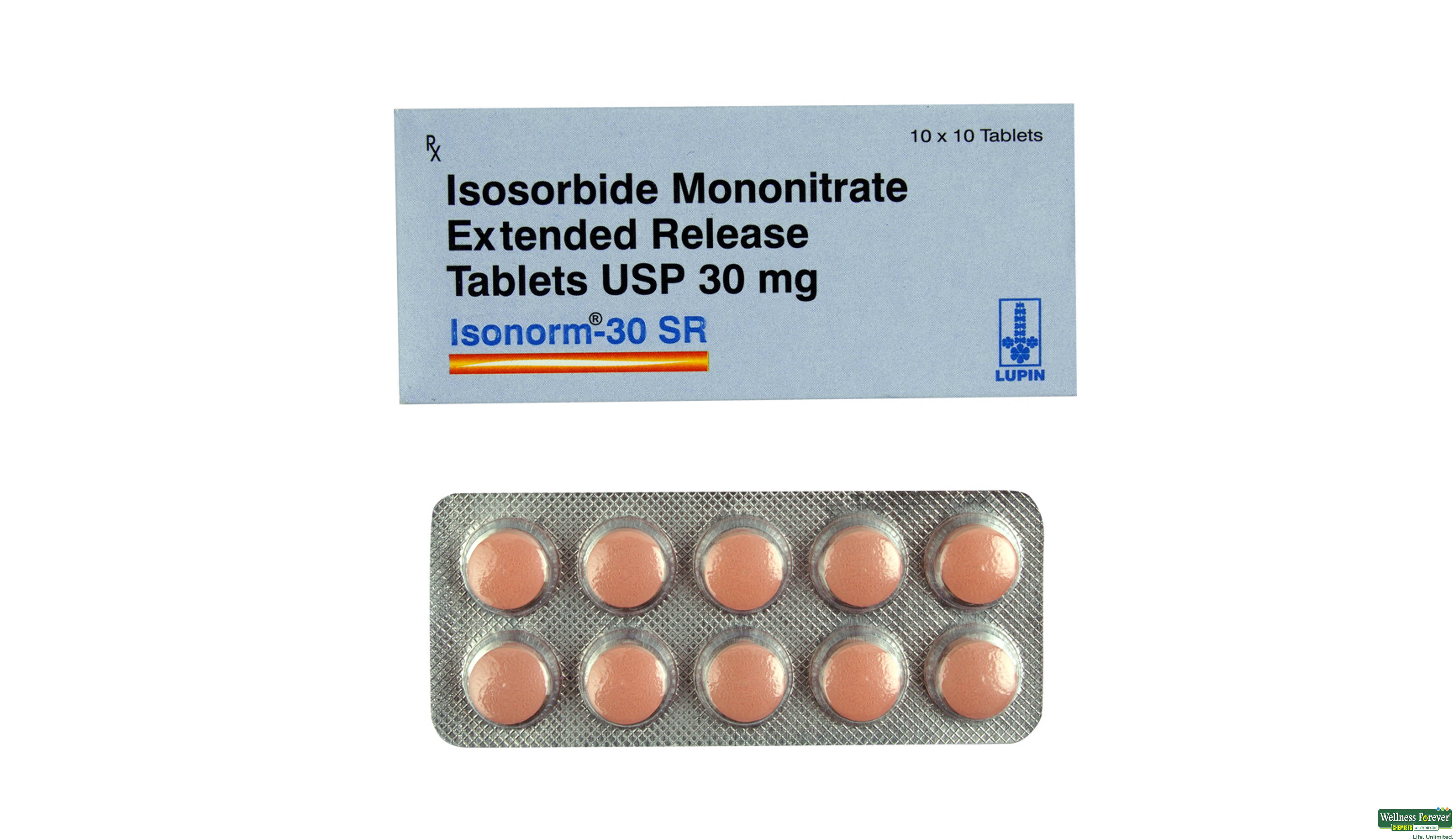 ISONORM-SR 30MG 10TAB- 1, 10TAB, 