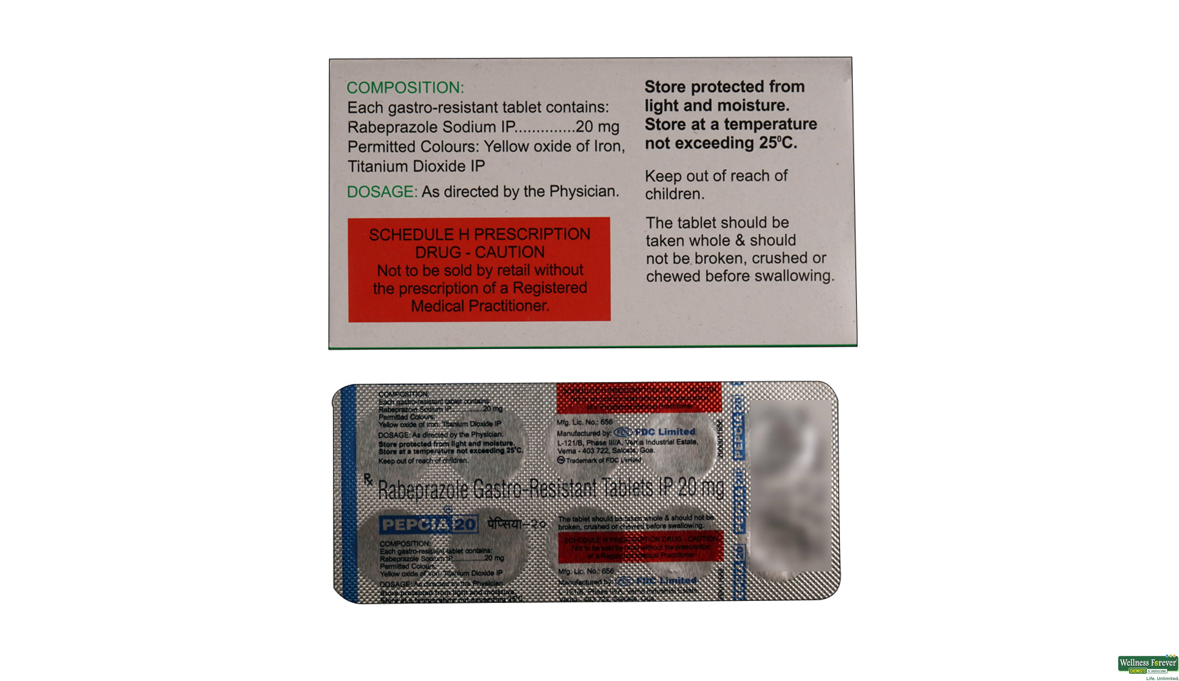 PEPCIA 20MG 10TAB- 2, 10TAB, 