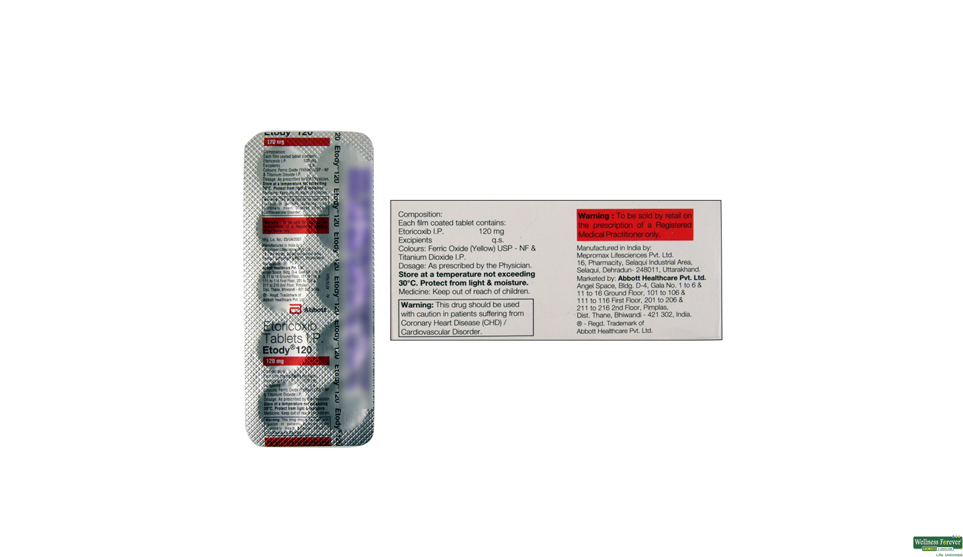 ETODY 120MG 10TAB- 2, 10TAB, 