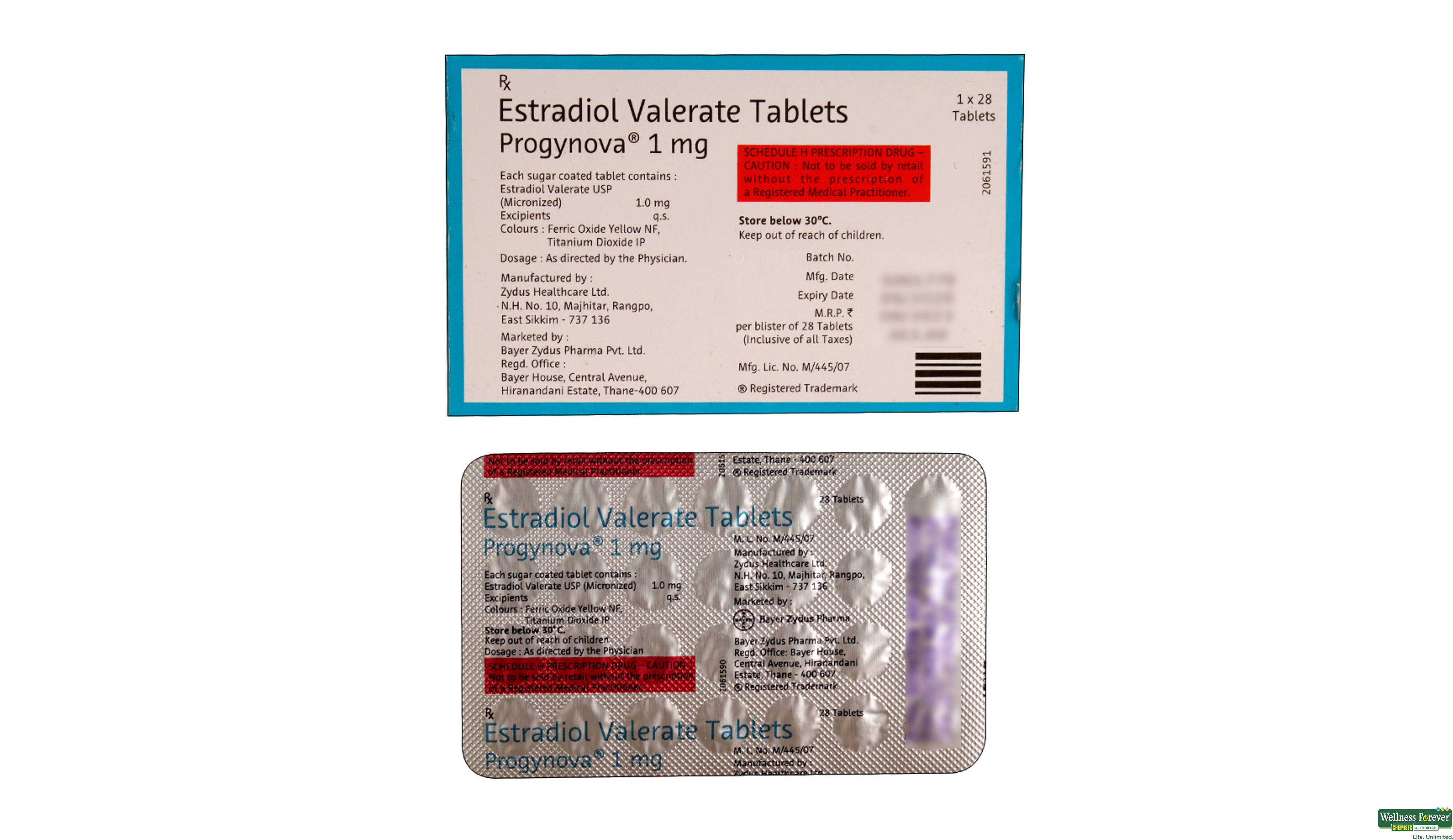 PROGYNOVA 1MG 28TAB- 2, 28TAB, 