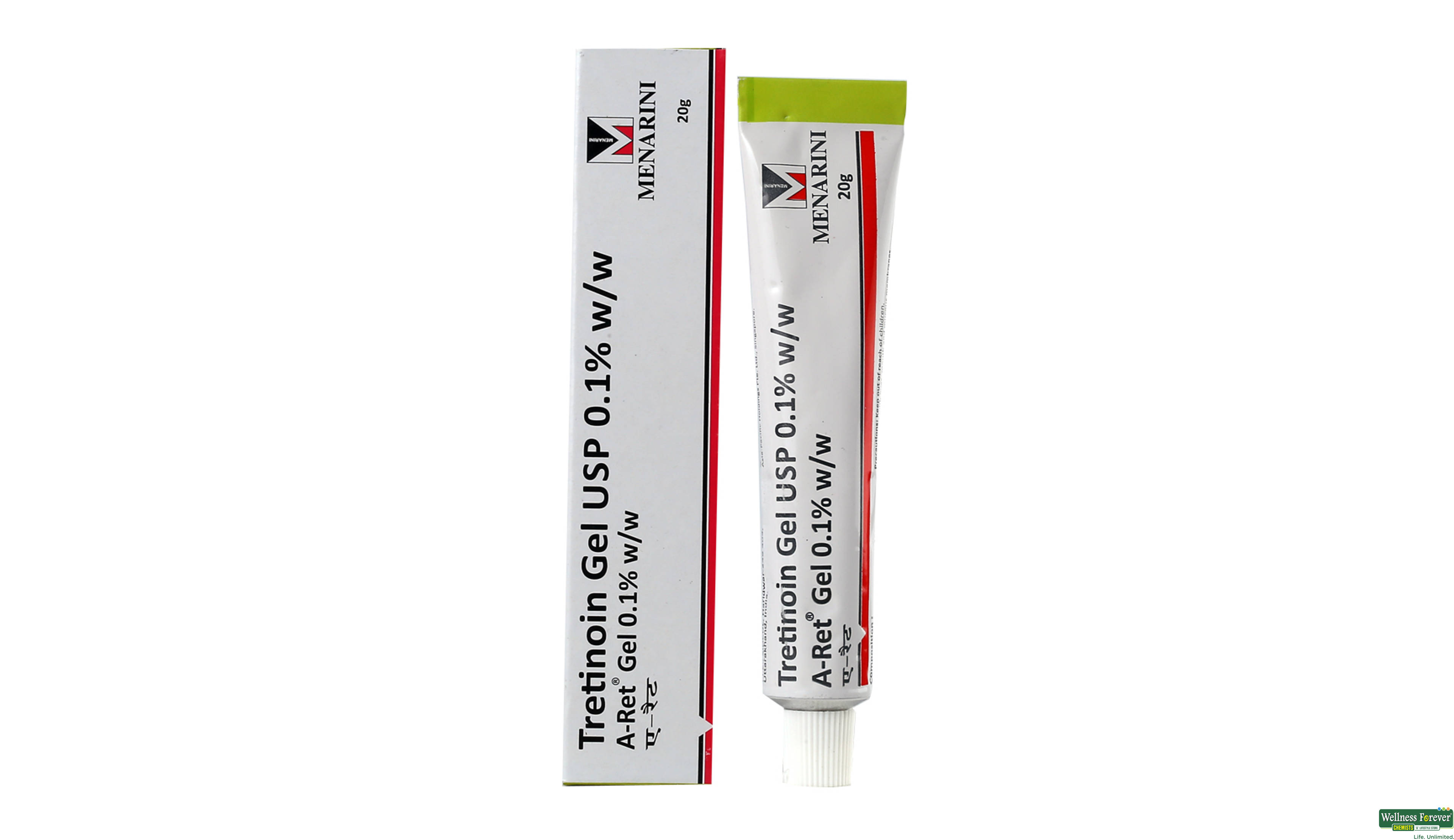 A-RET 0.1% GEL 20GM- 1, 20GM, 