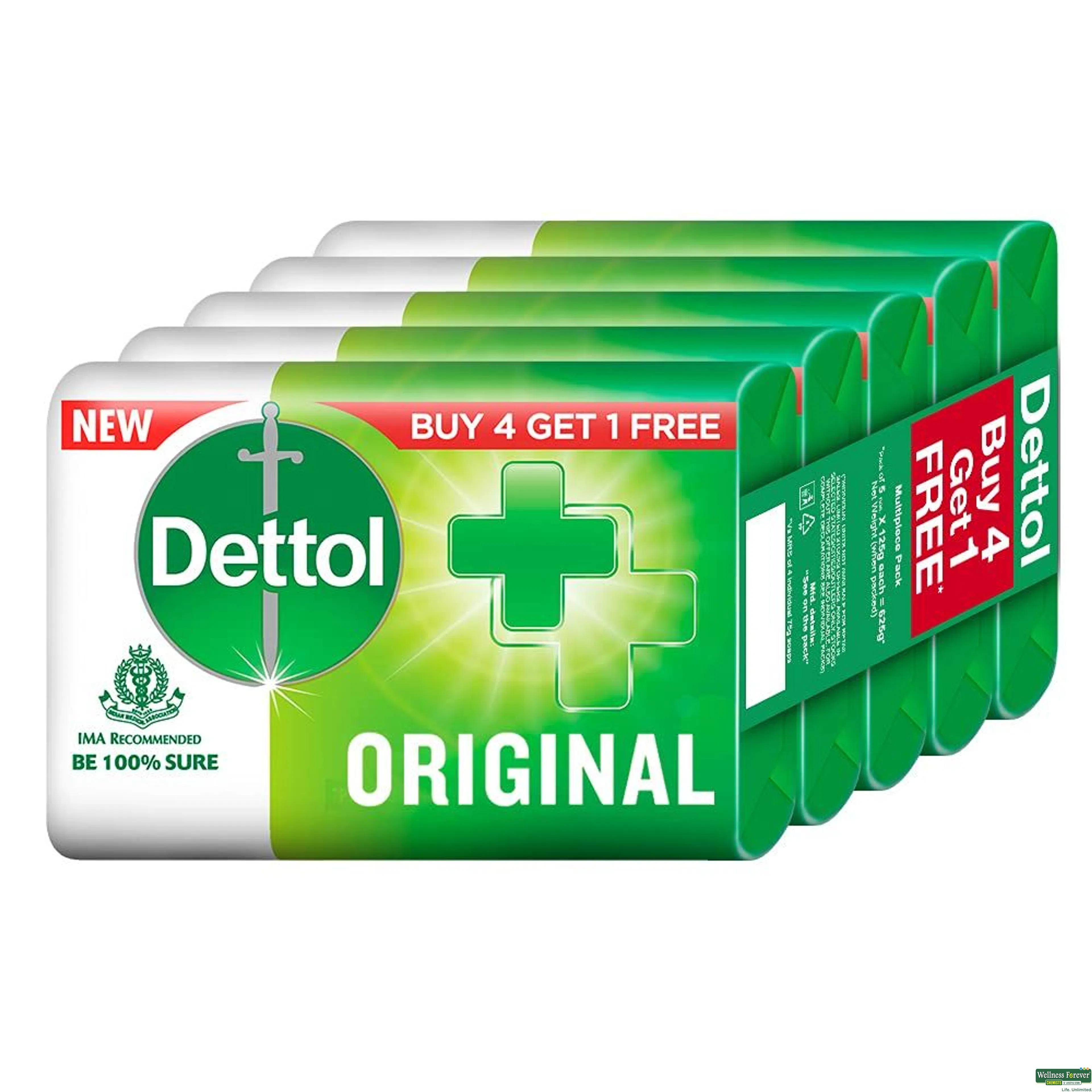 DETT SOAP ORIG 4X125GM <500GM>-image