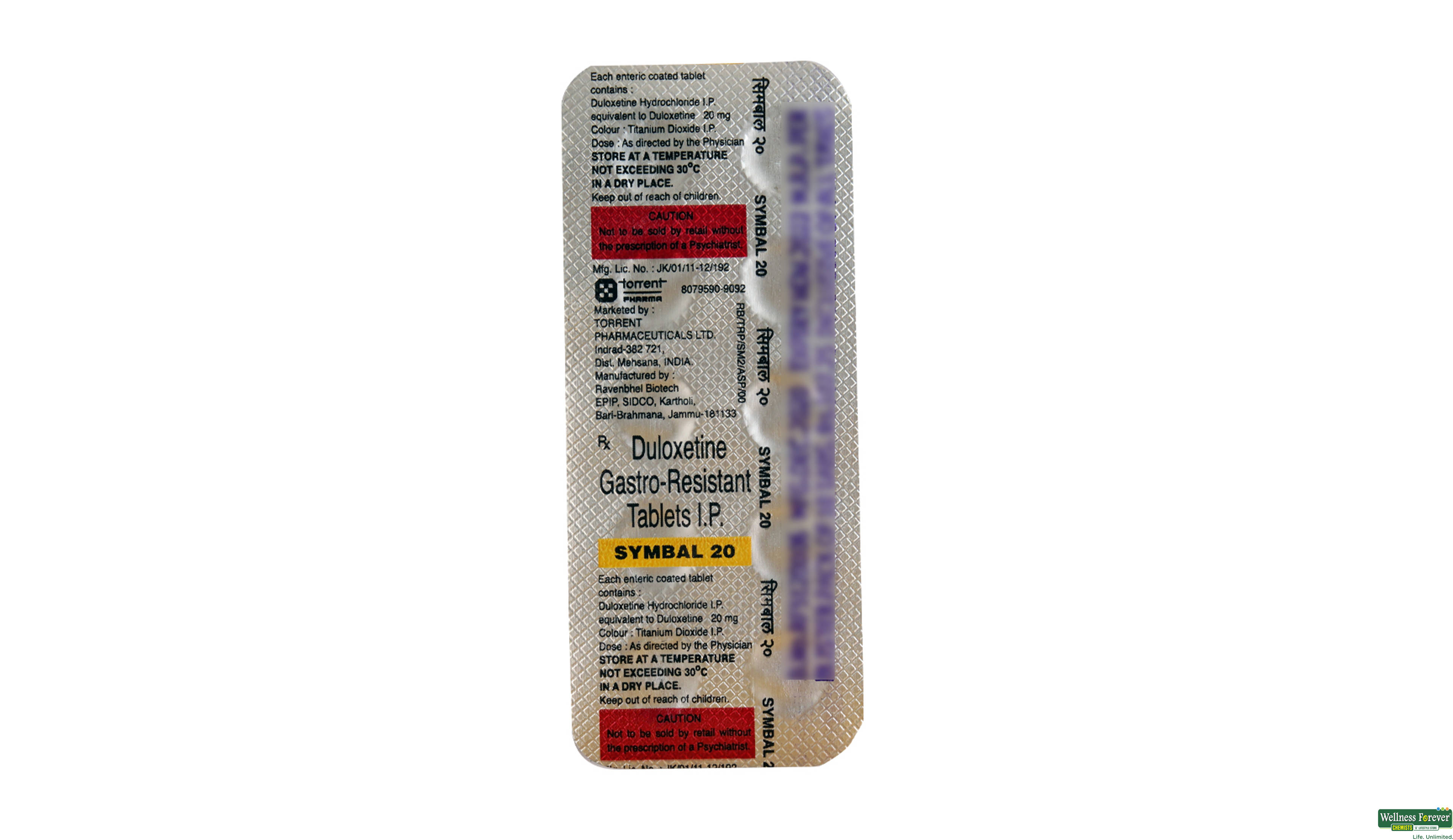 SYMBAL 20MG 10TAB- 2, 10TAB, 