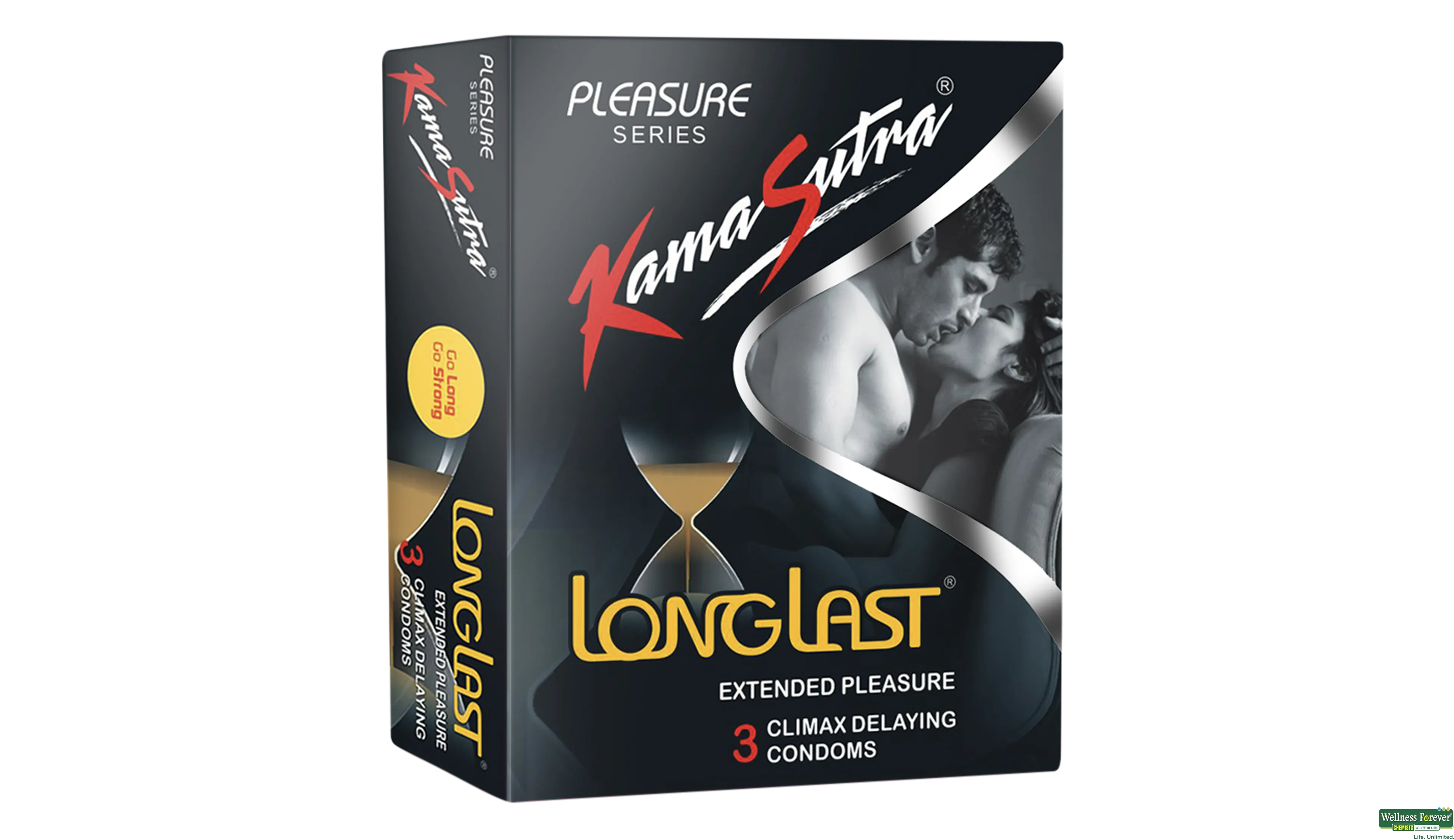 KS CONDOM LONGLAST 3PC- 1, 3PC, 