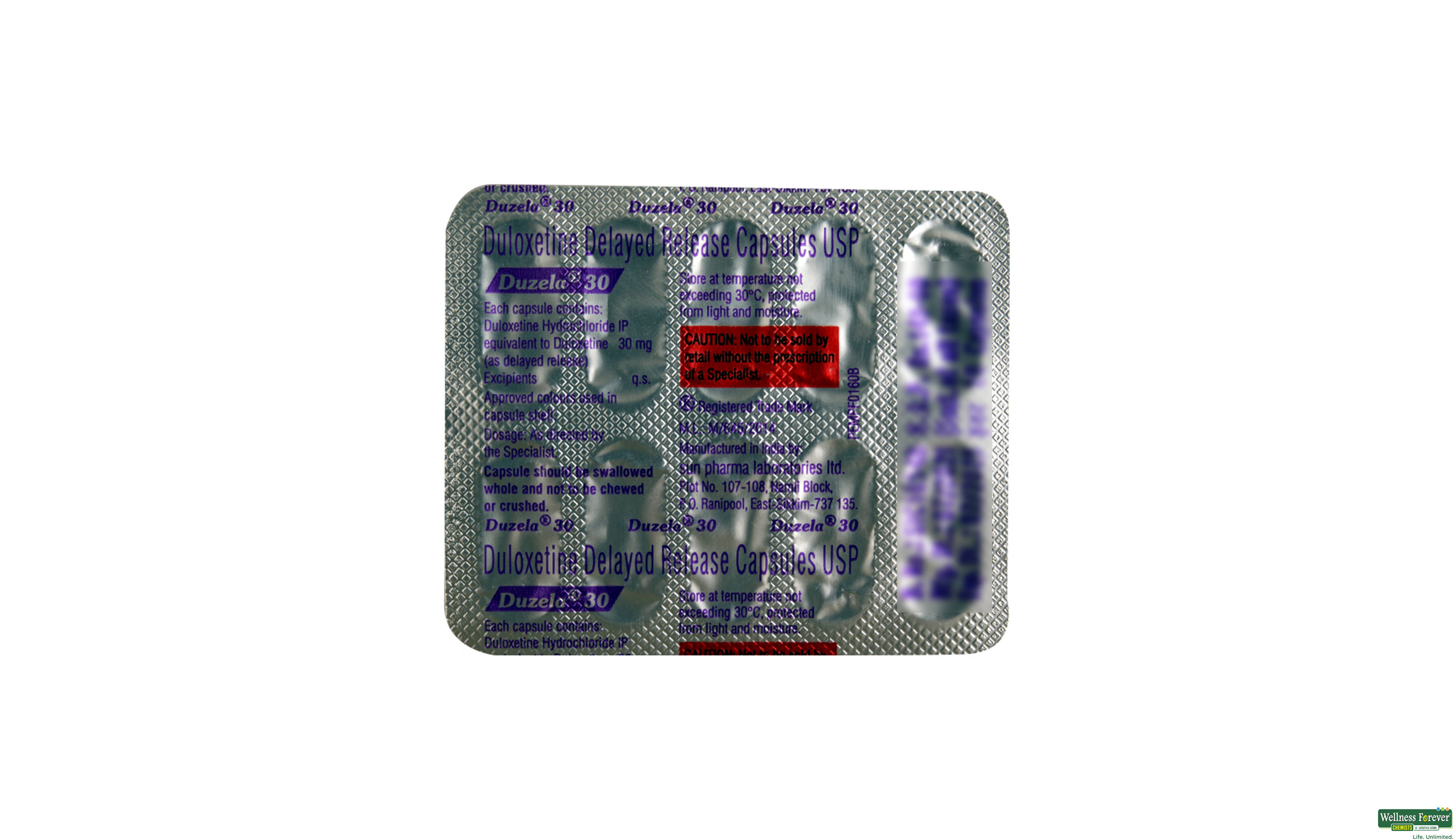 DUZELA 30MG 10CAP- 2, 10CAP, 