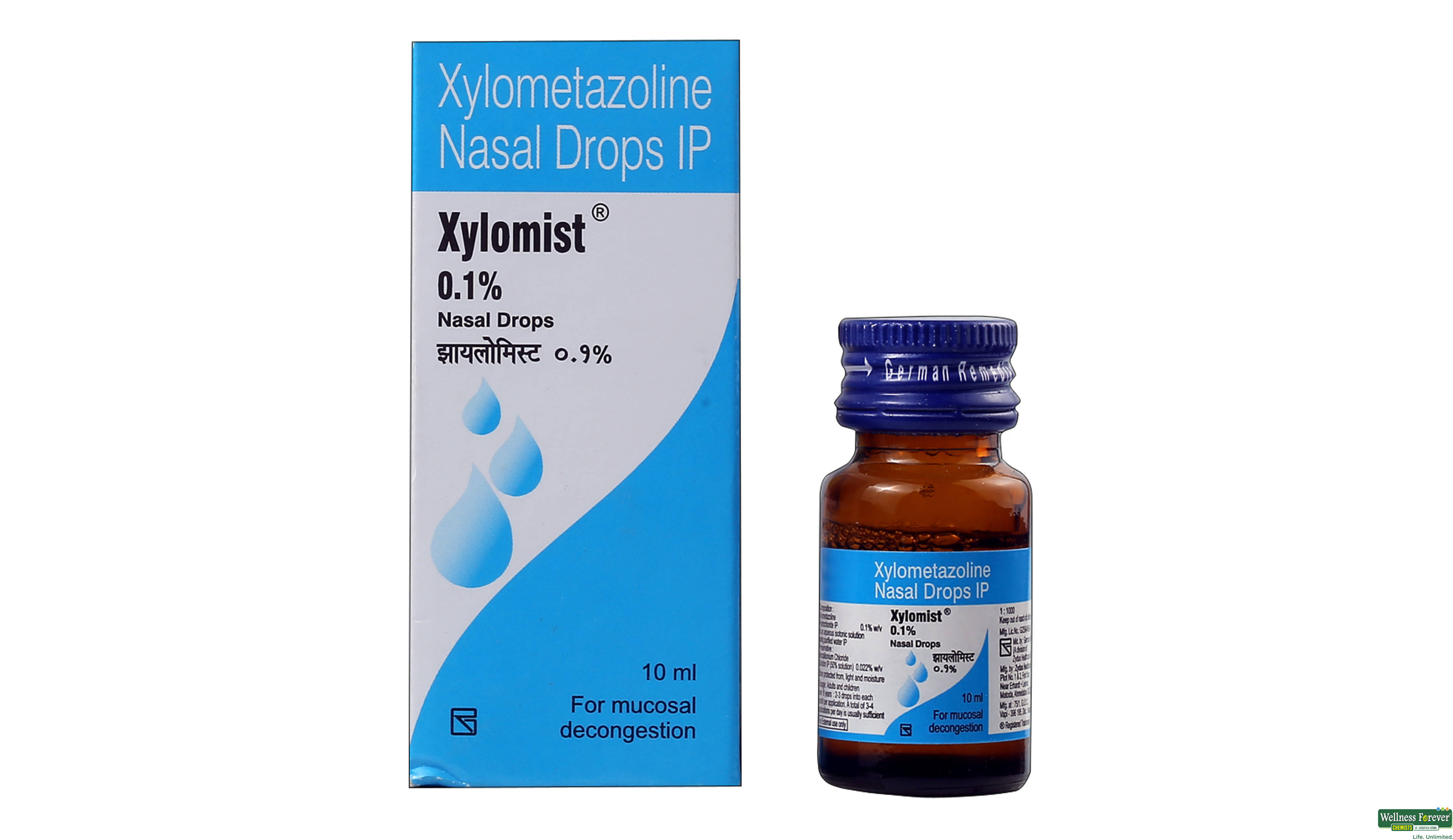 XYLOMIST 0.1MG N/DROP- 1, 1PC, 