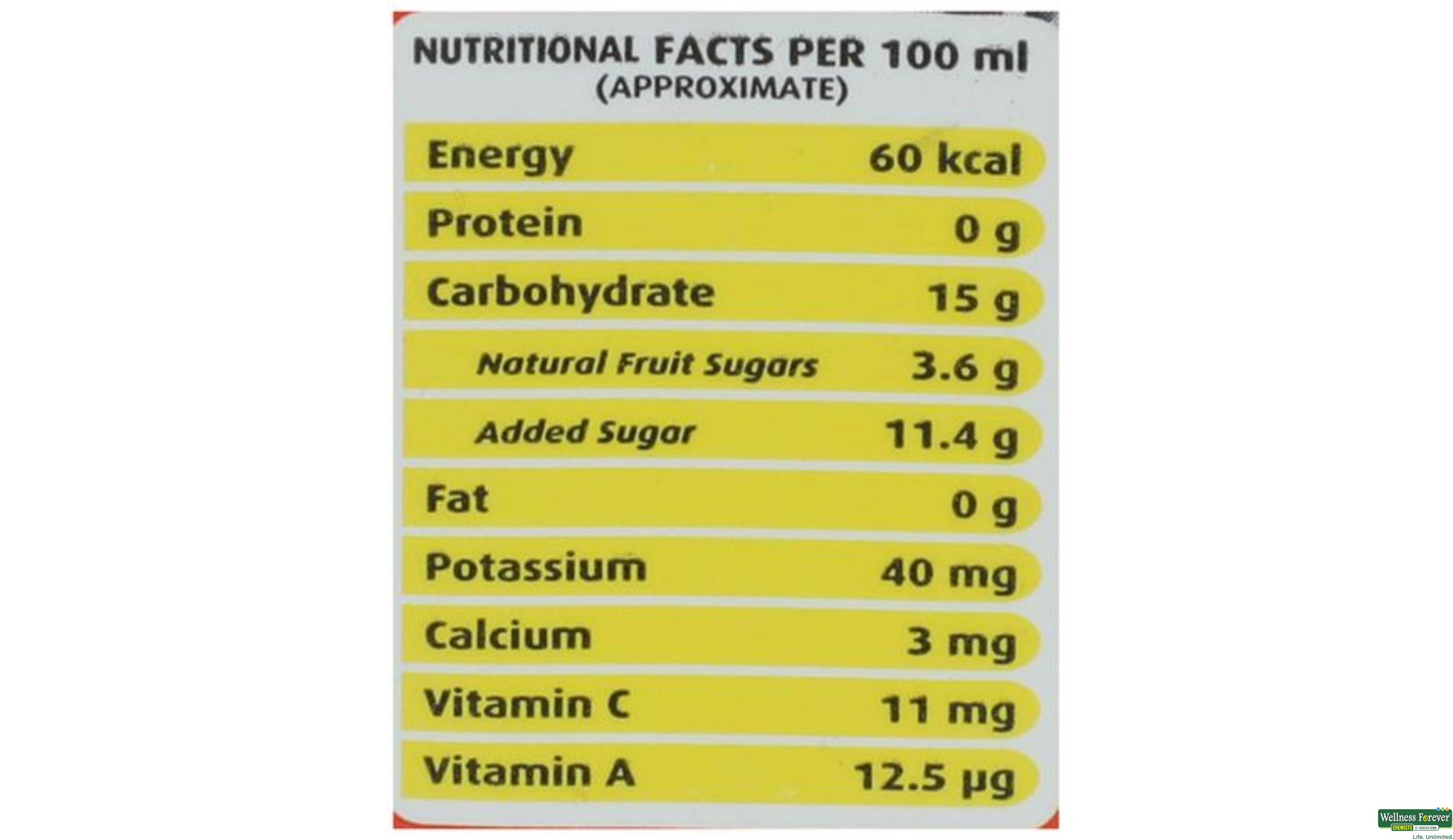 REAL JUICE MANGO 180ML- 4, 180ML, null