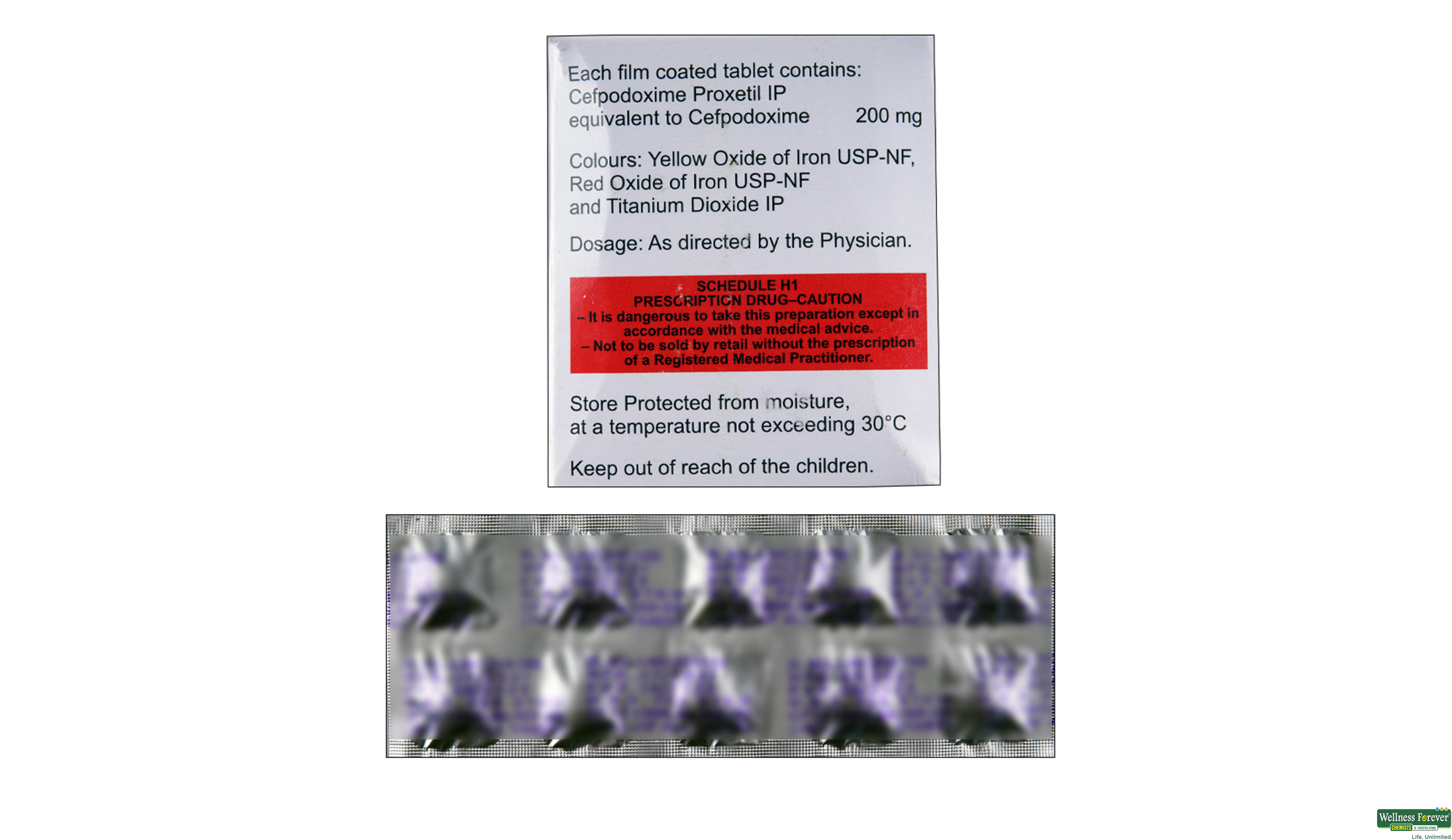ZEDOCEF 200MG 10TAB- 2, 10TAB, 