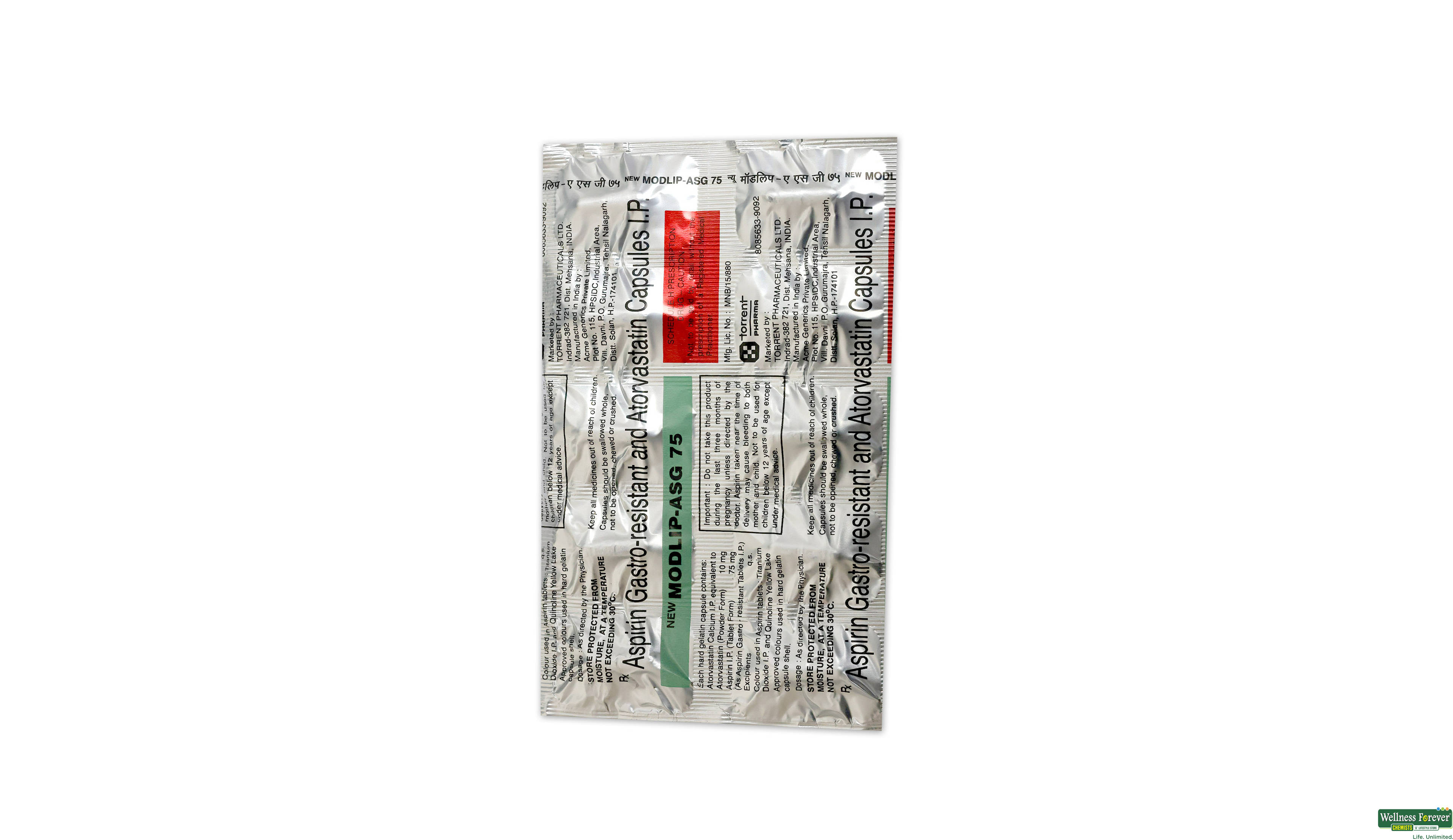 MODLIP-ASG 75MG 10CAP- 1, 10CAP, null