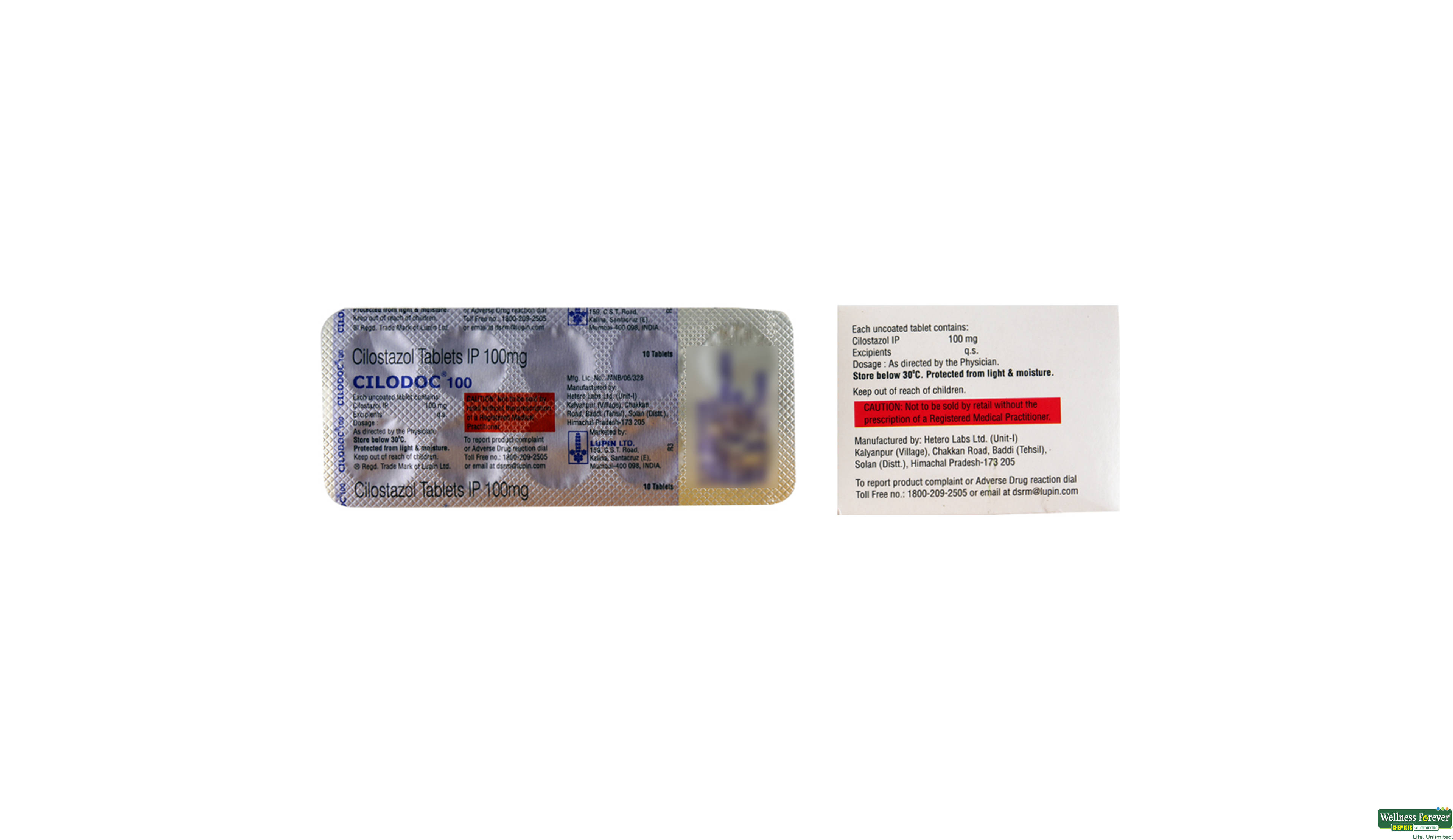 CILODOC 100MG 10TAB ##- 2, 10TAB, 