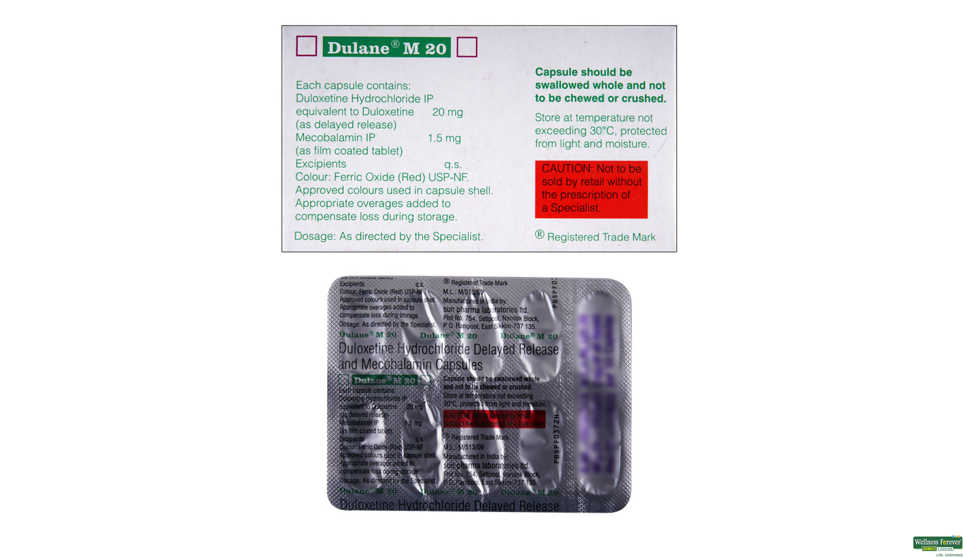 DULANE 20MG 10CAP- 2, 10CAP, 