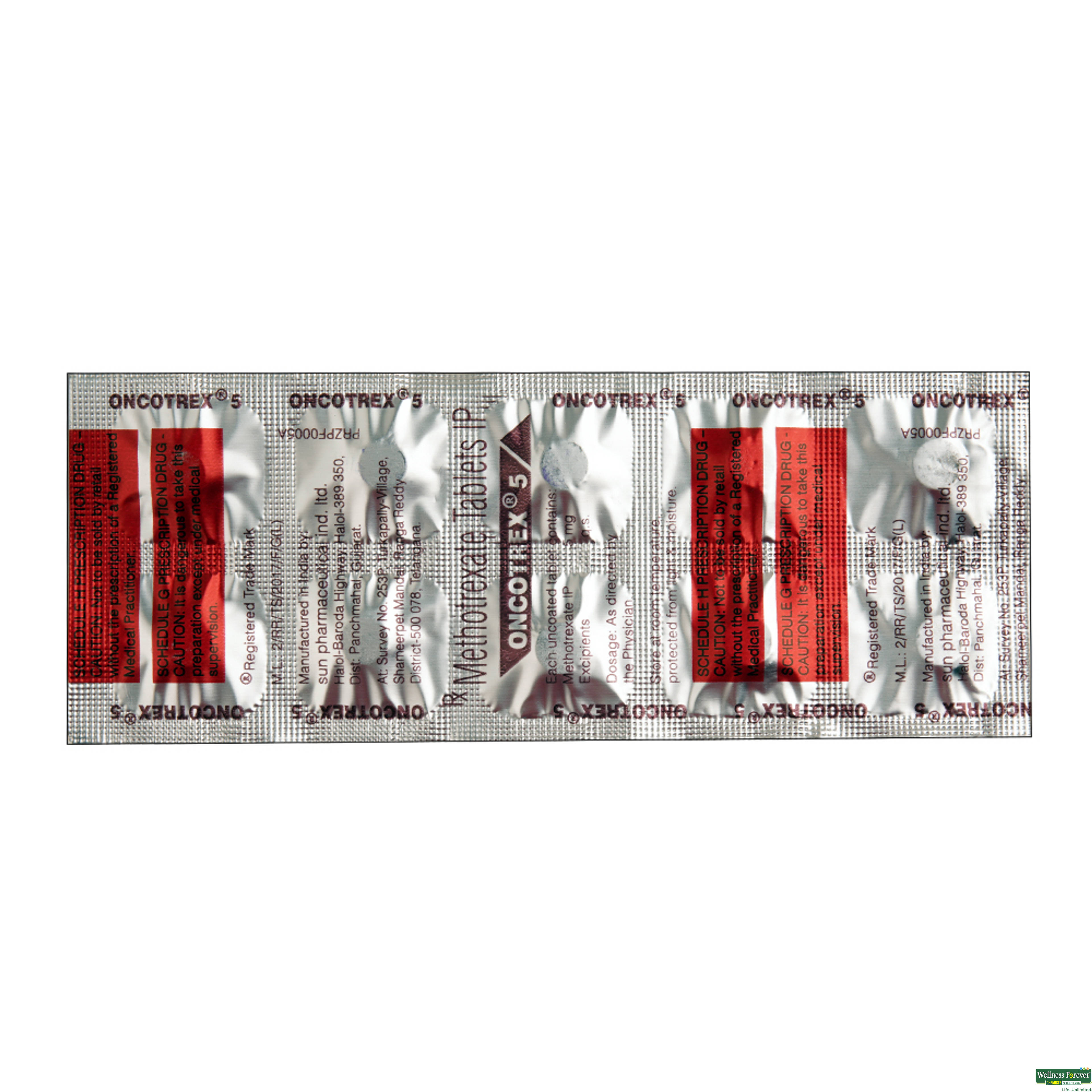 ONCOTREX 5MG 10TAB-image