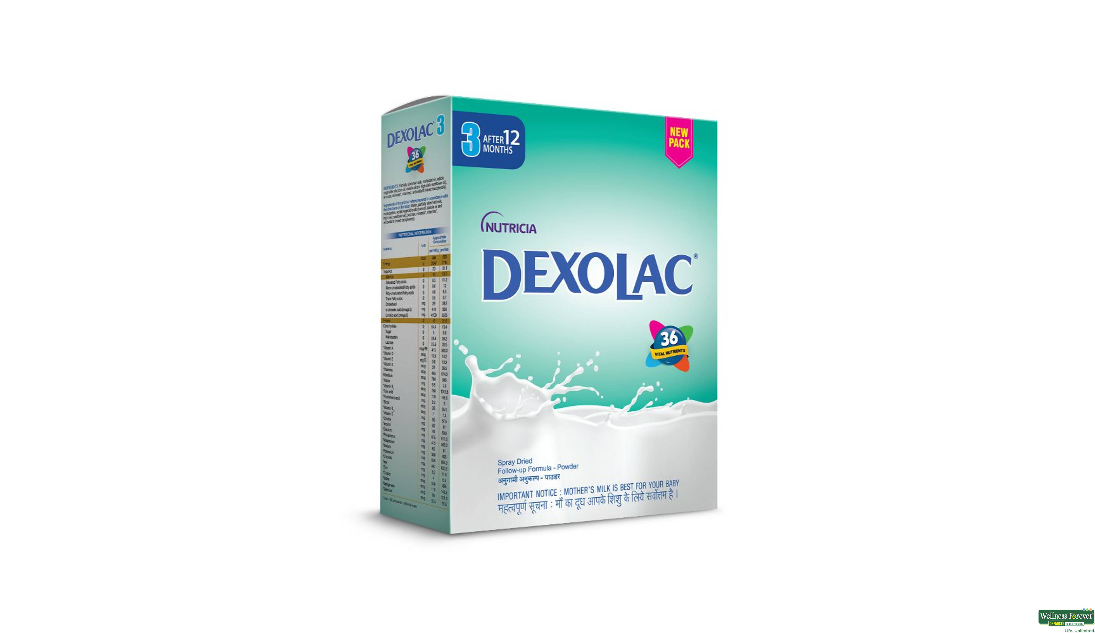 DEXOLAC-3 POW REF 400GM- 1, 400GM, 