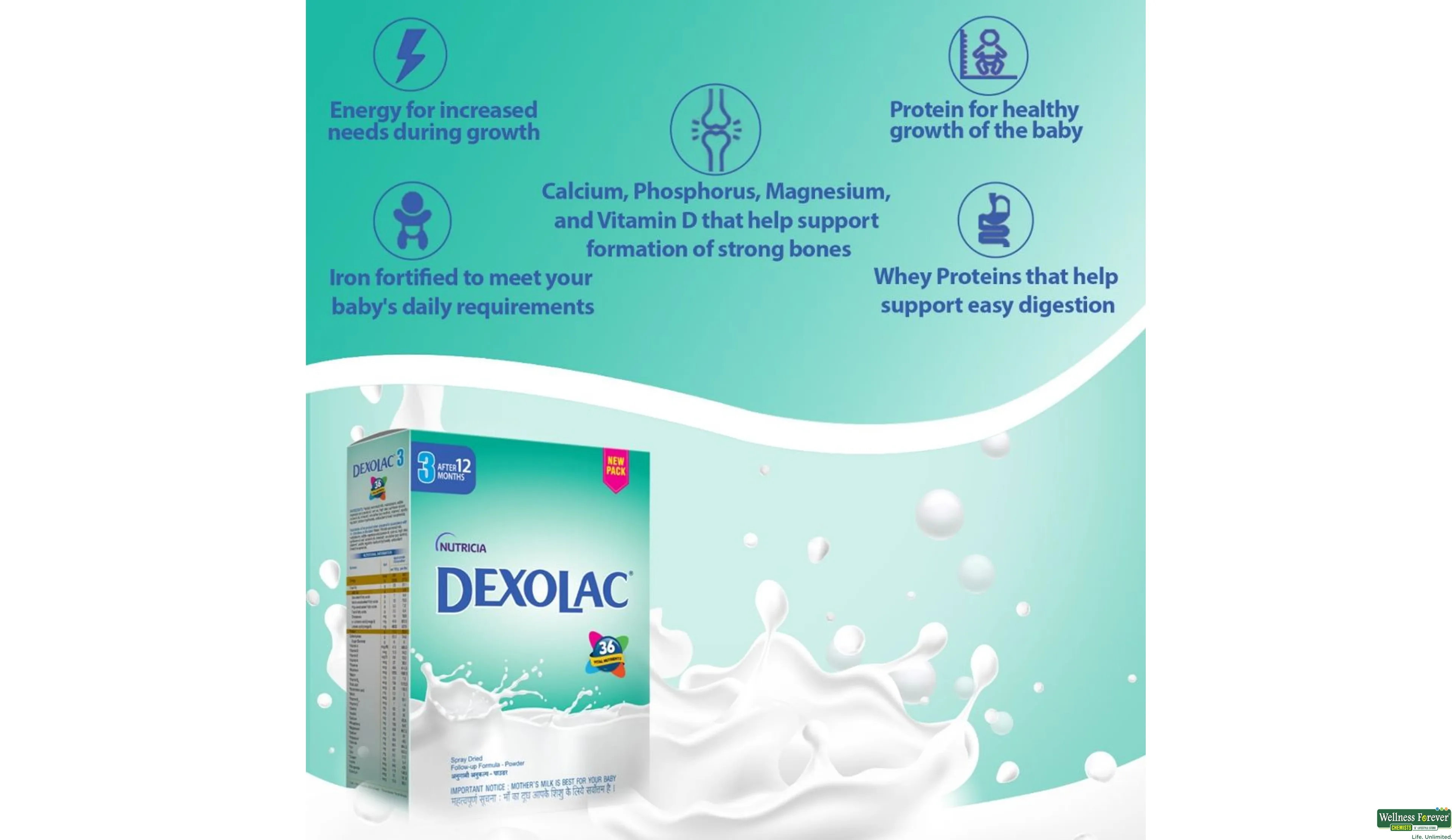 DEXOLAC-3 POW REF 400GM- 3, 400GM, 