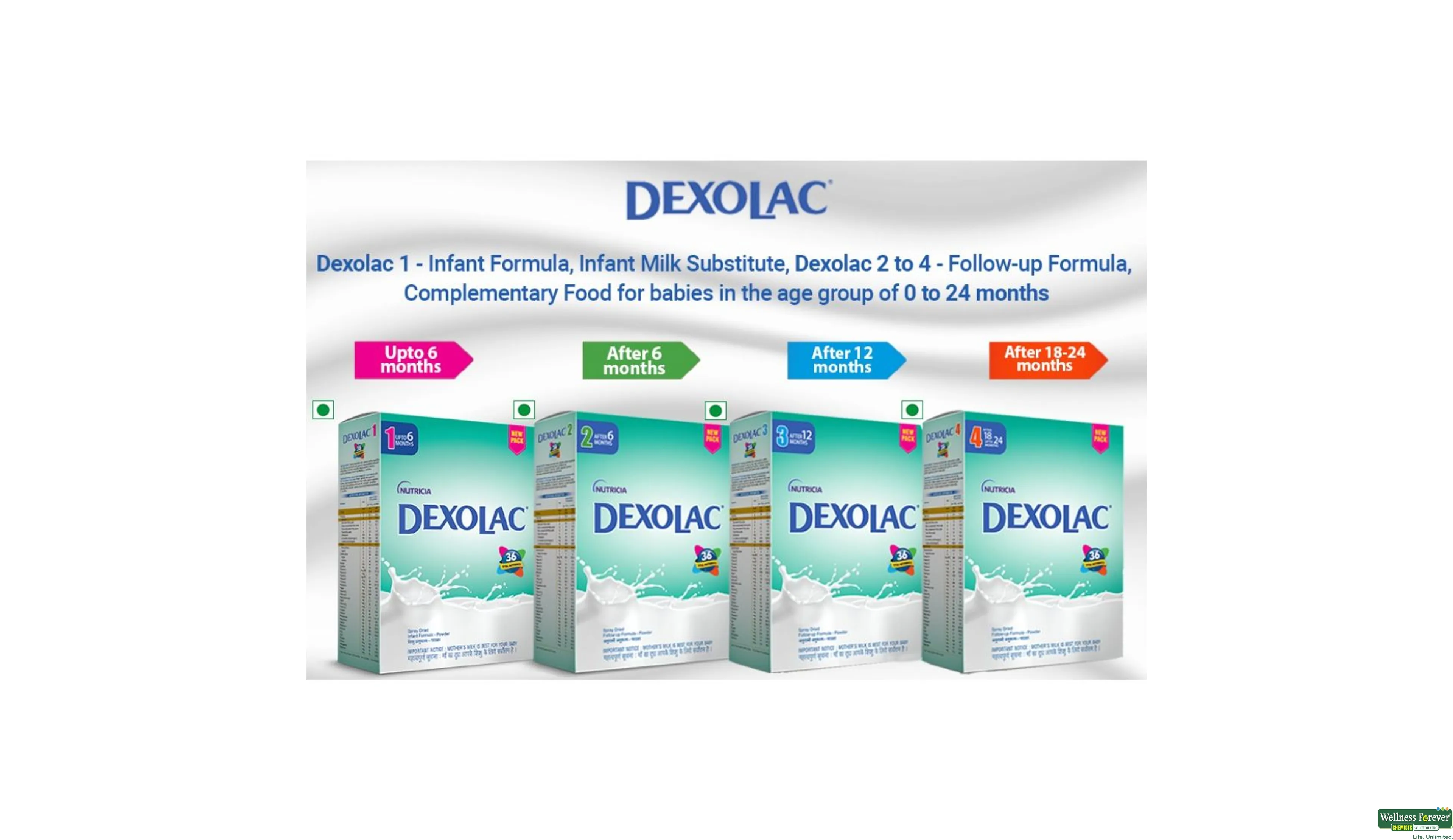 Buy Dexolac Stage 3 Infant Milk Formula Powder 400 g Online at