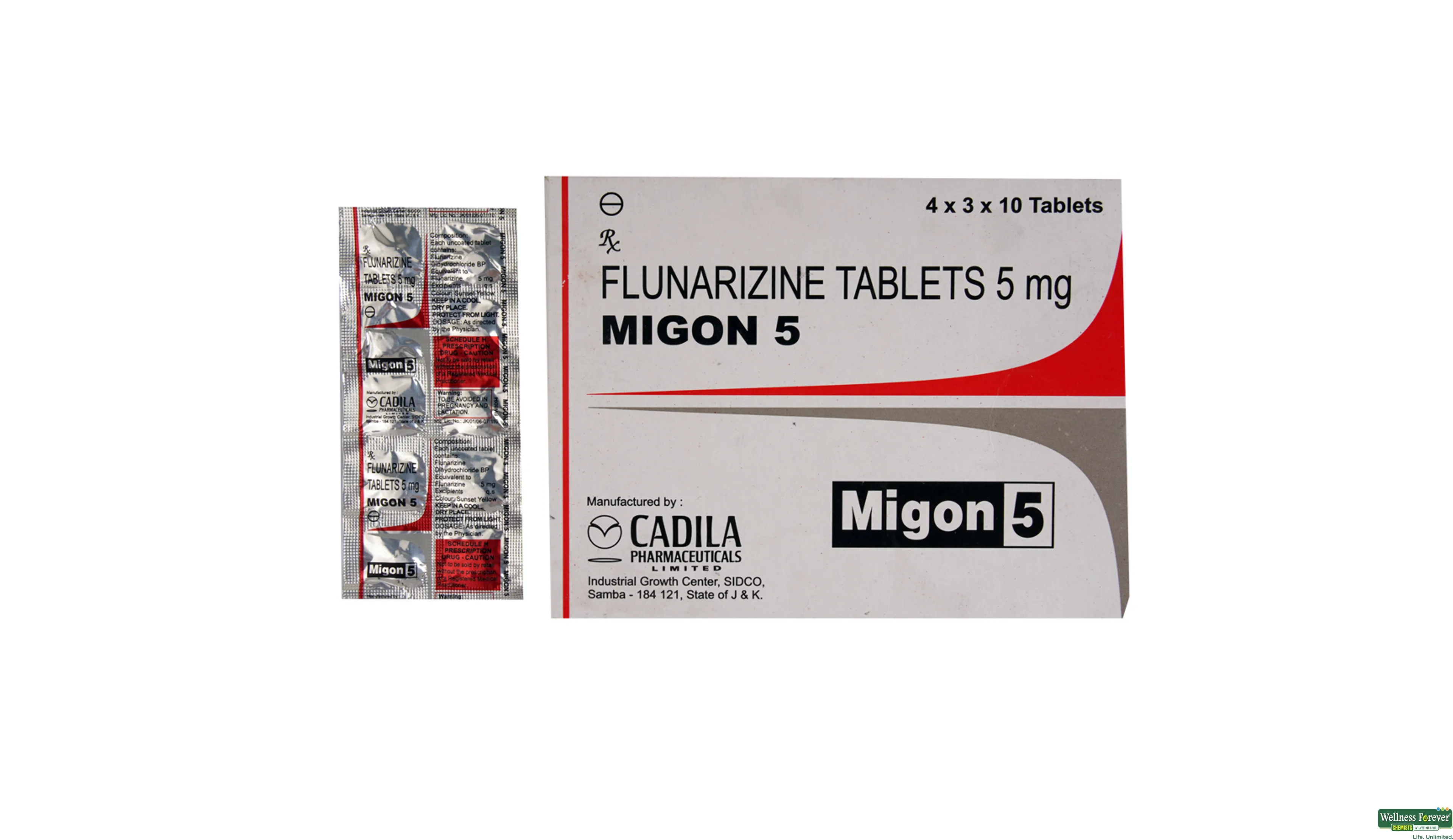 MIGON 5MG 10TAB- 1, 10TAB, 