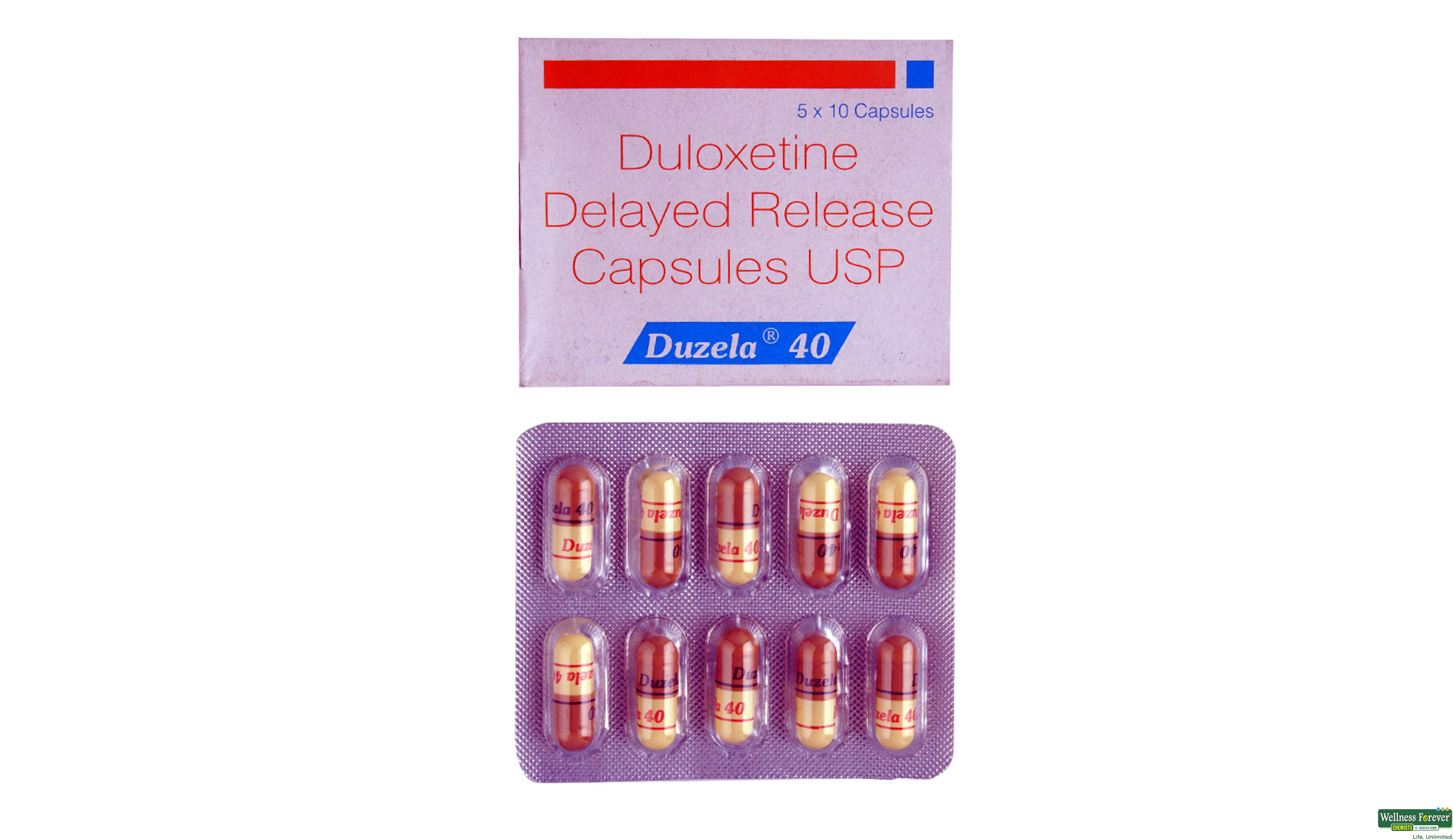 DUZELA 40MG 10CAP- 1, 10CAP, 