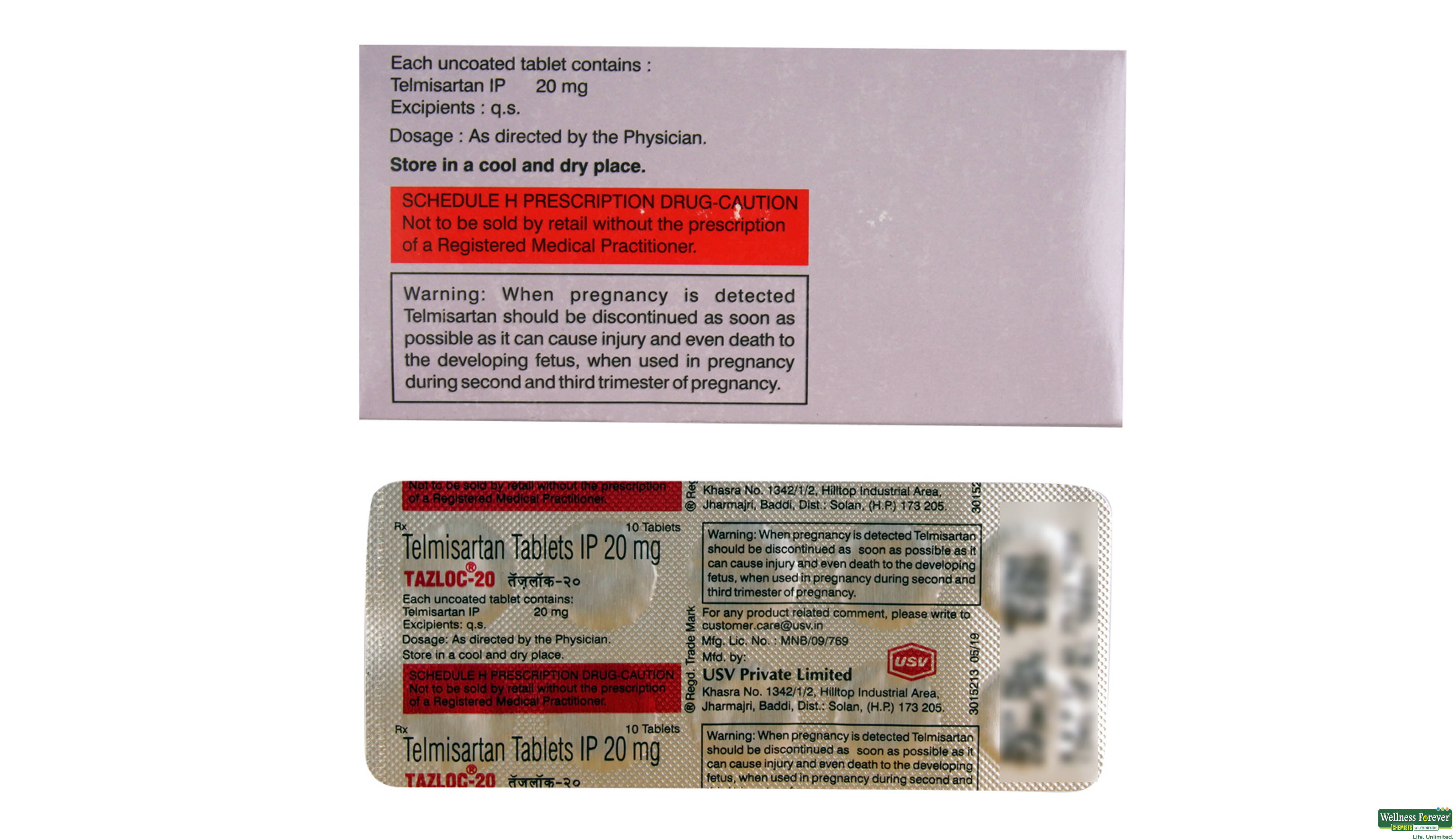 TAZLOC 20MG 10TAB- 2, 10TAB, 