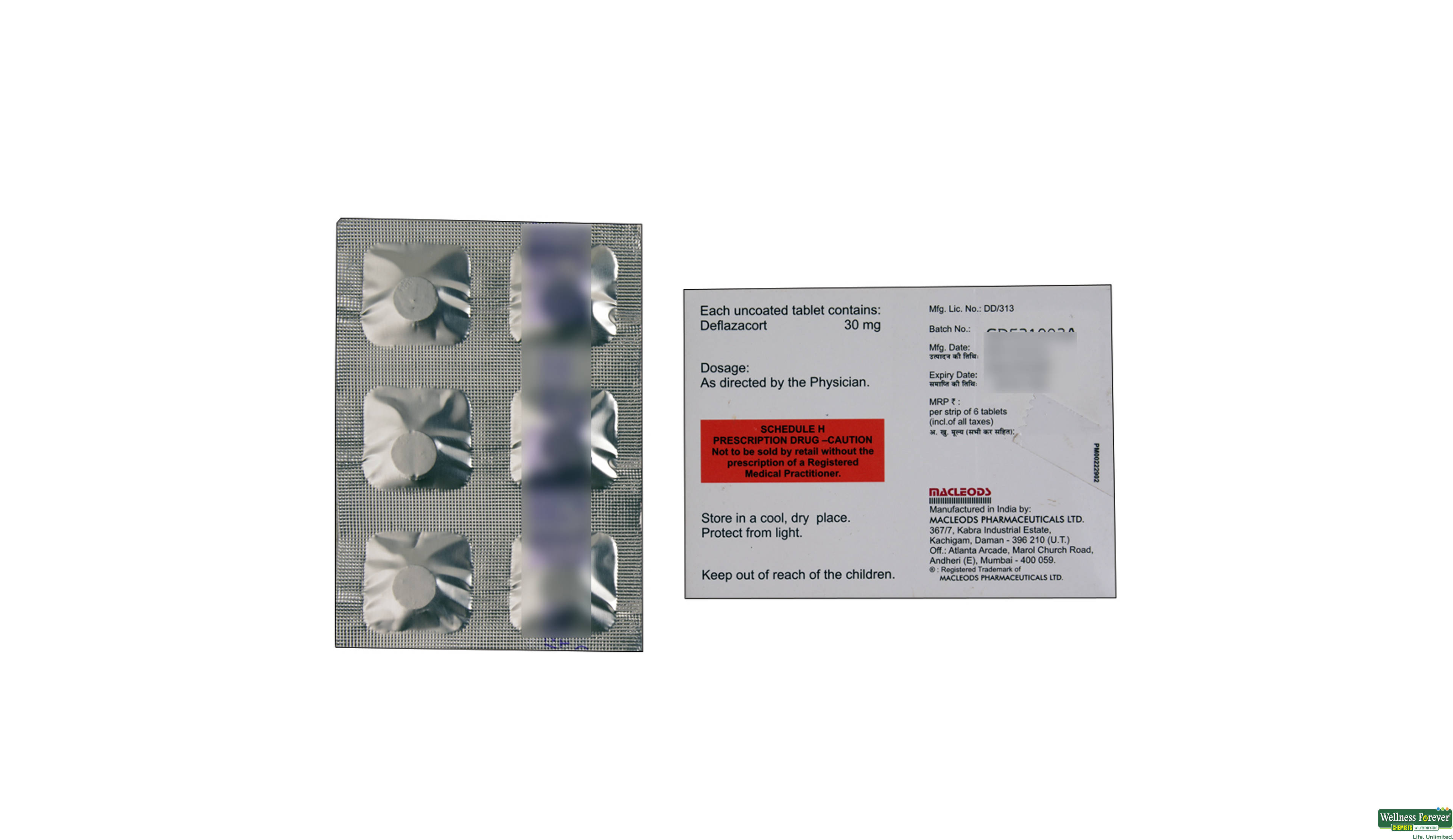 DEFCORT 30MG 6TAB- 2, 6TAB, 