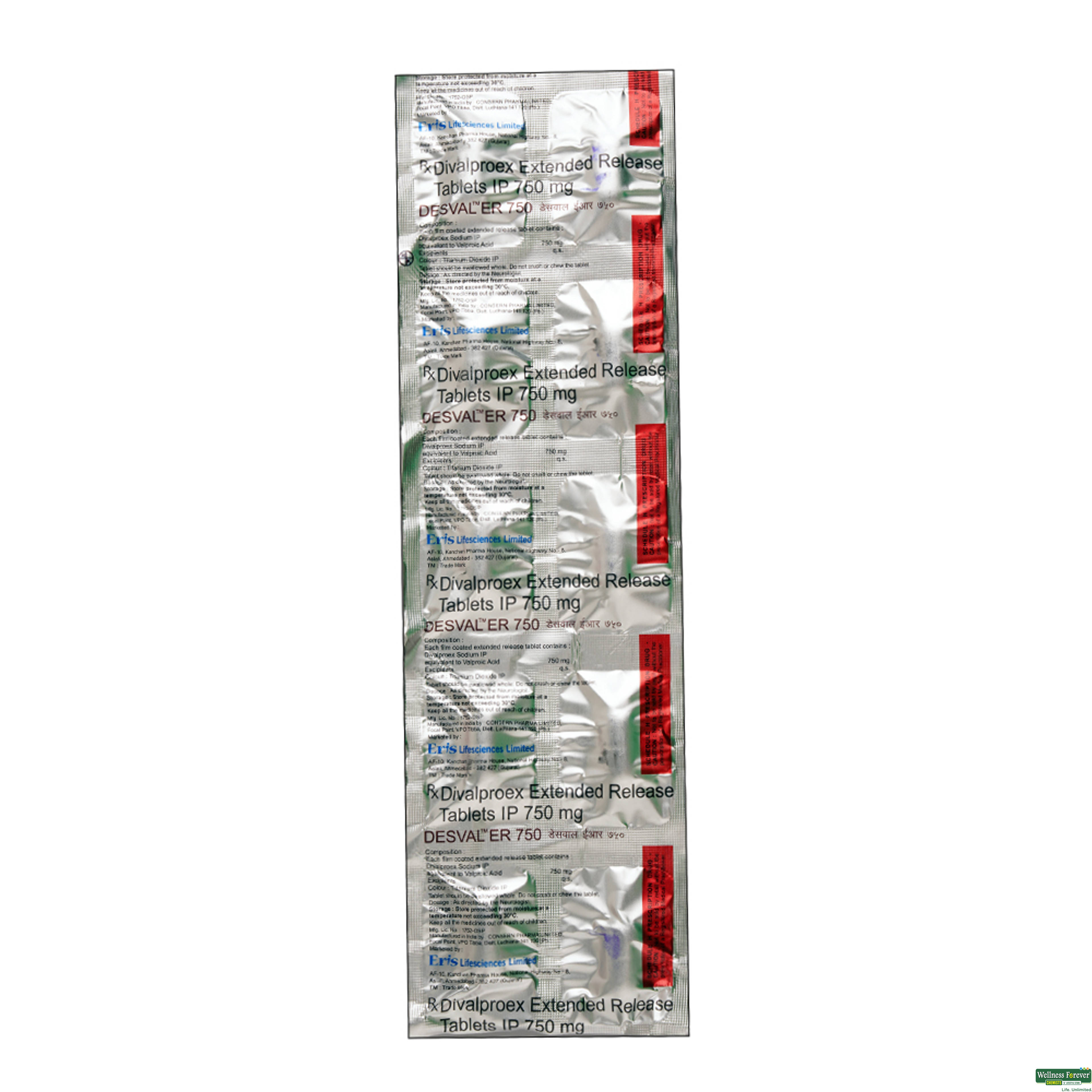 Desval-Er 750Mg 10 Tablets-image