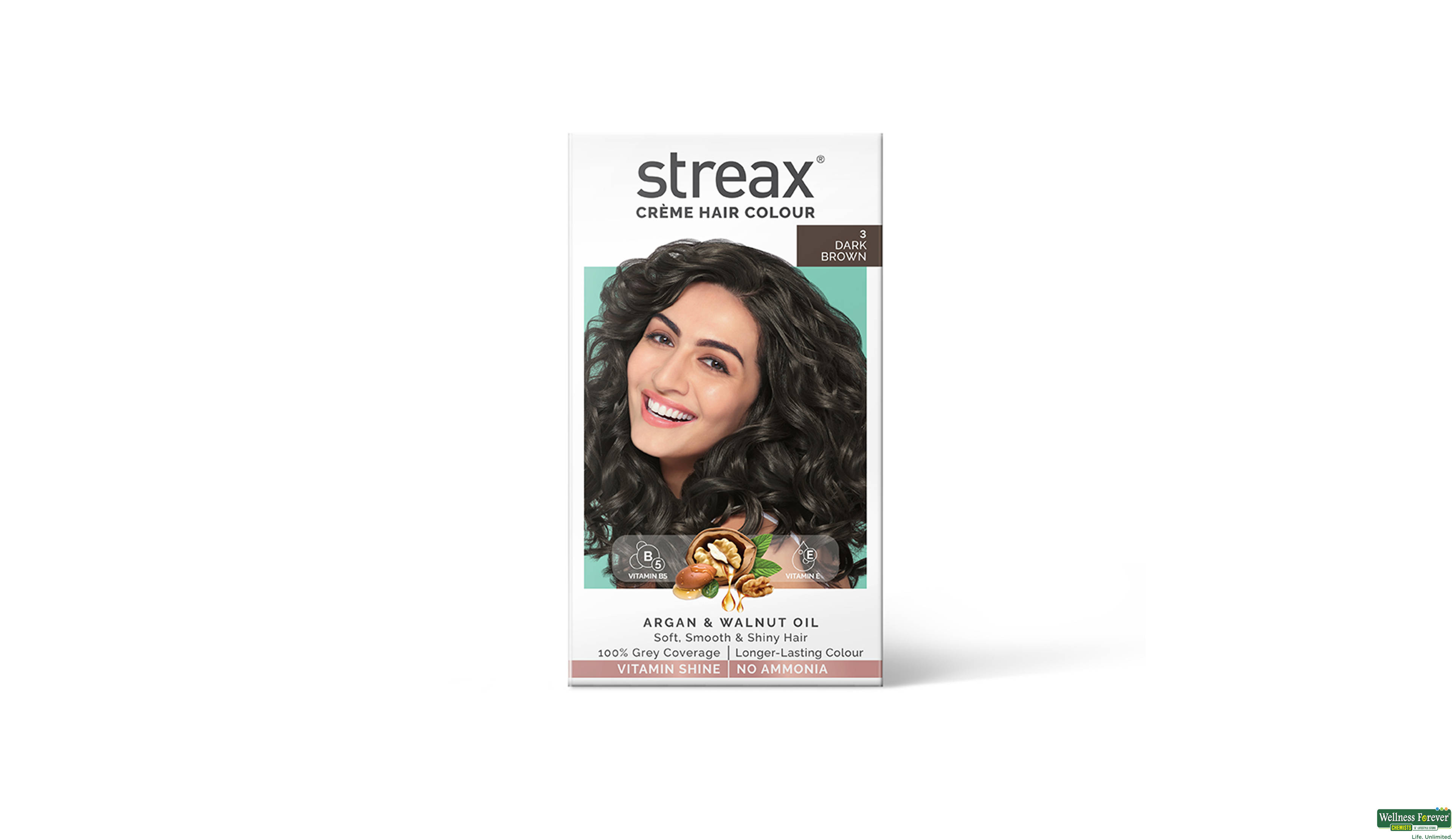 STREAX HR/COLOR DARK BROWN 3 BIG 100ML- 1, 100ML, null