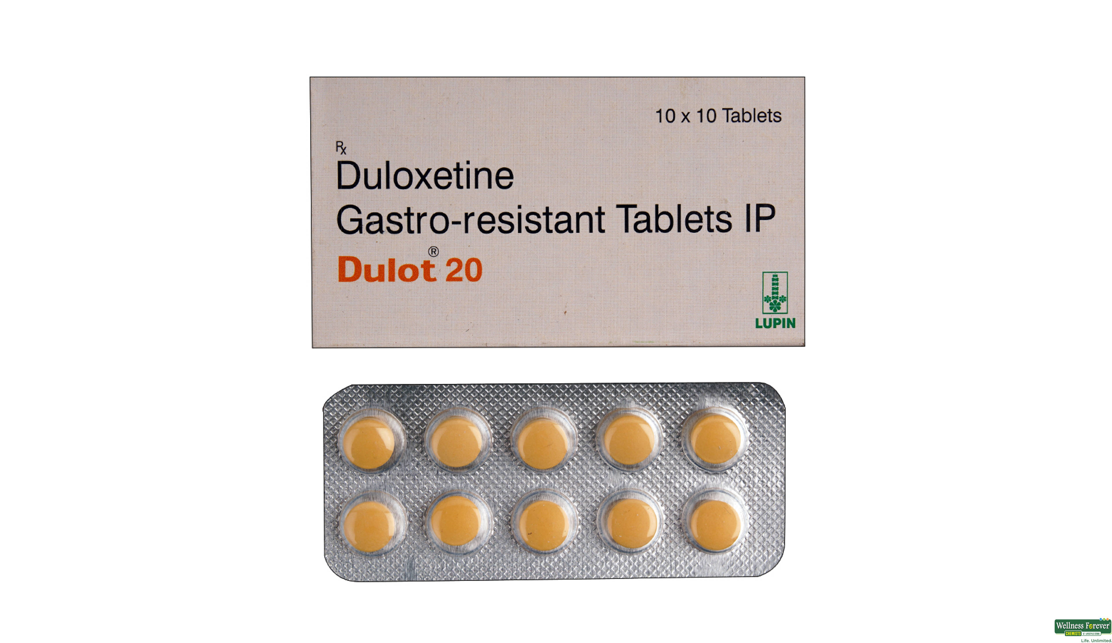 DULOT 20MG 10TAB- 1, 10TAB, 