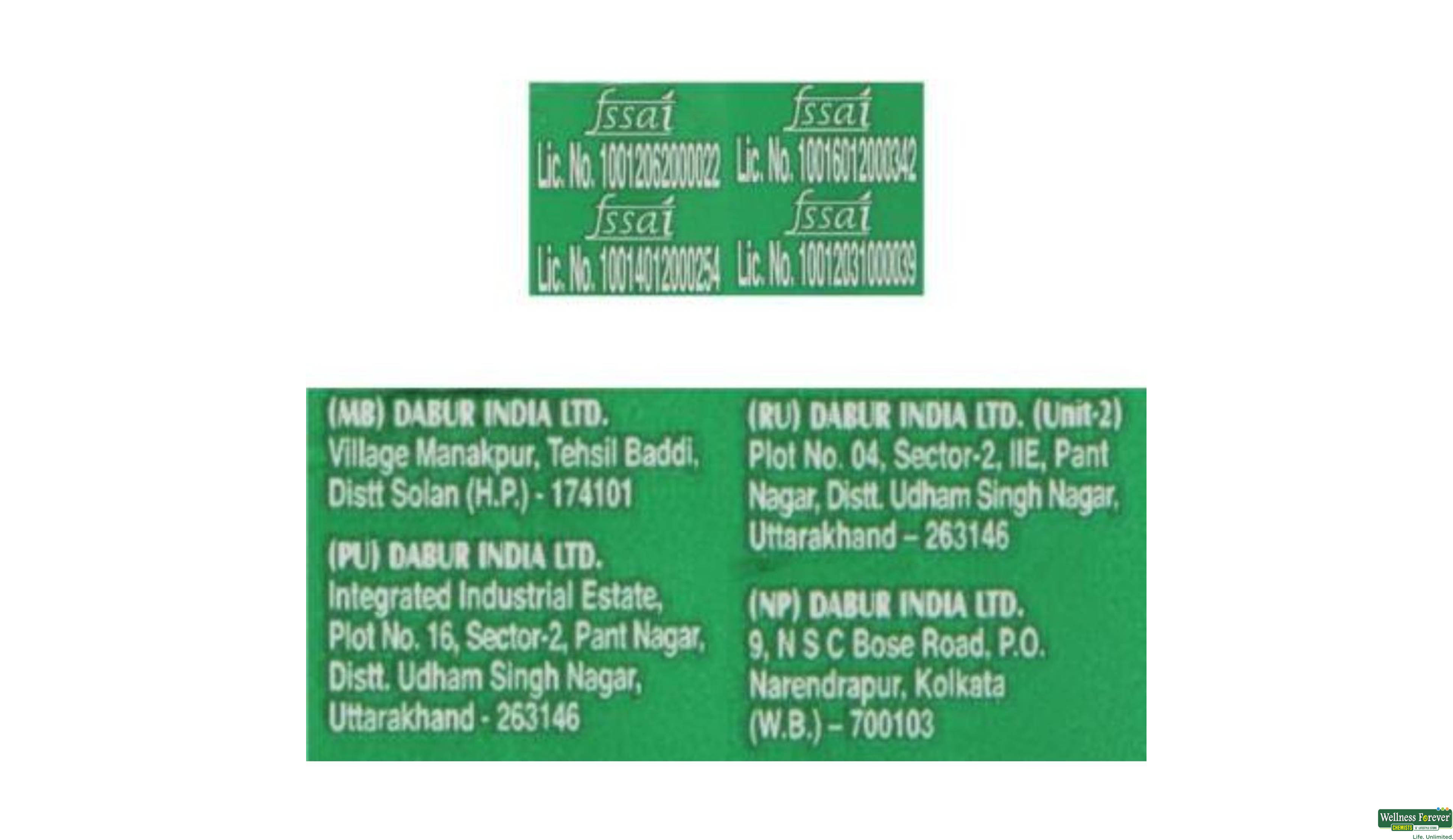 DABUR GLUCOSE-D PWDR 125GM- 2, 125GM, 
