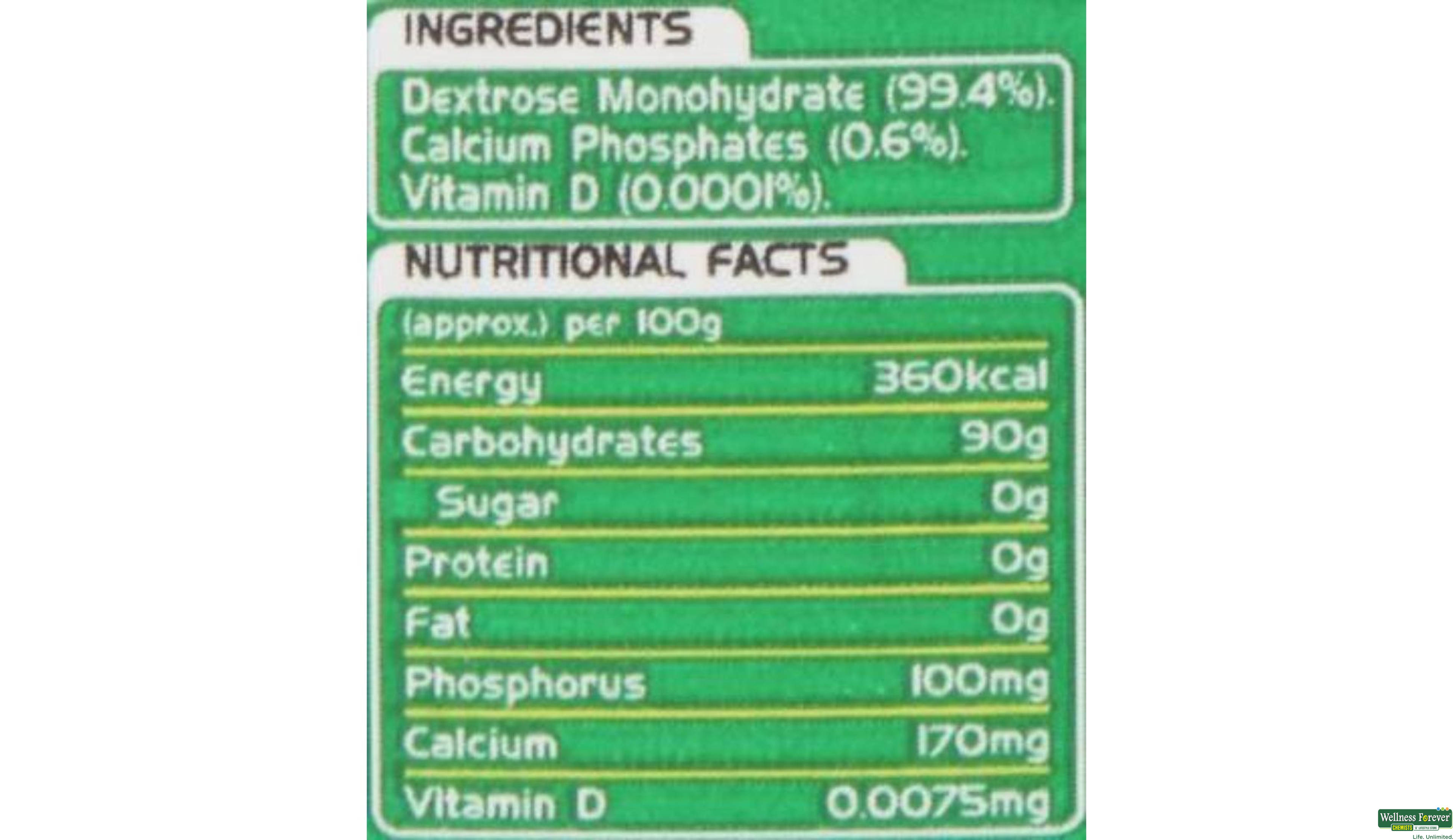 DABUR GLUCOSE-D PWDR 125GM- 3, 125GM, 