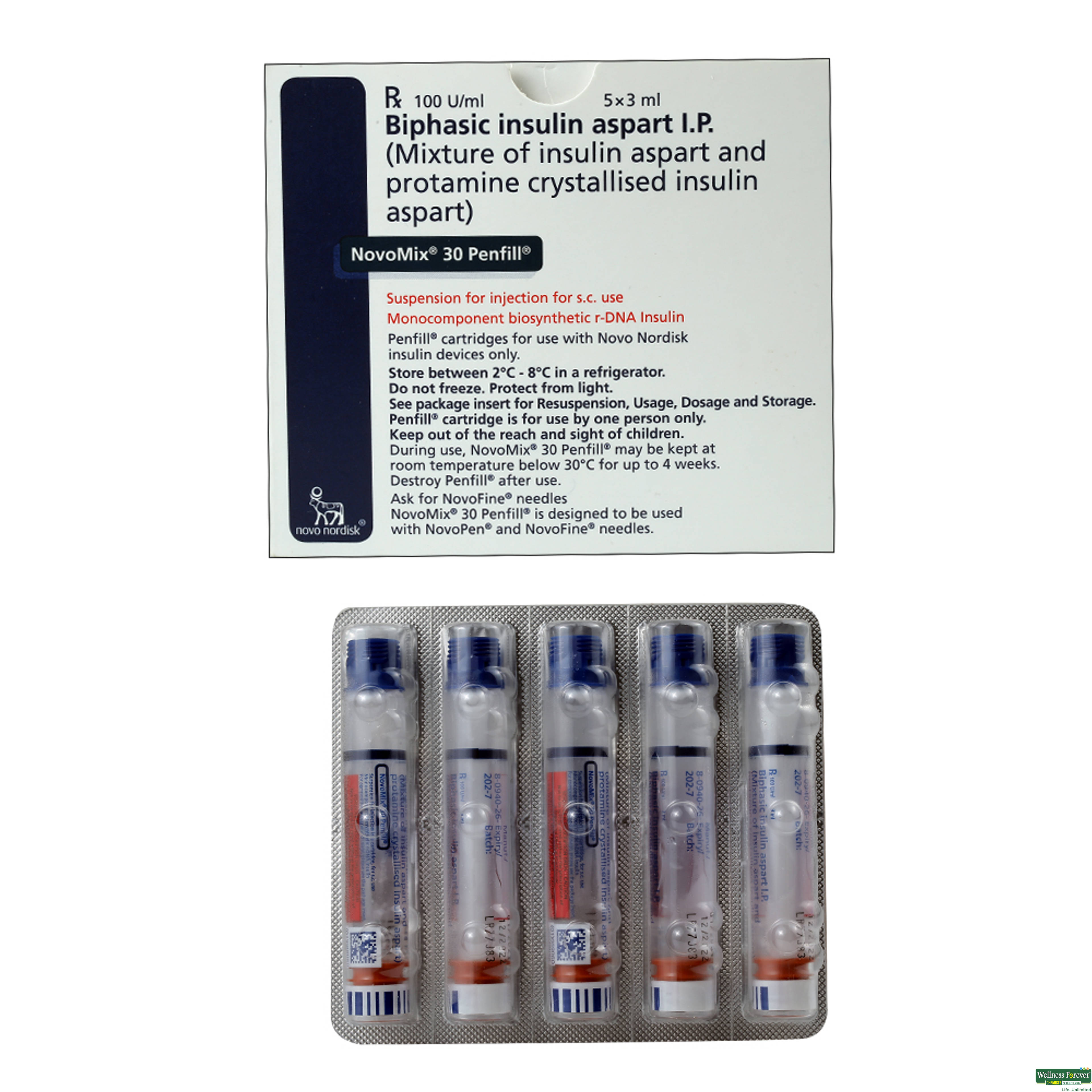 NOVOMIX 30HM PENFILL 5X3ML-image