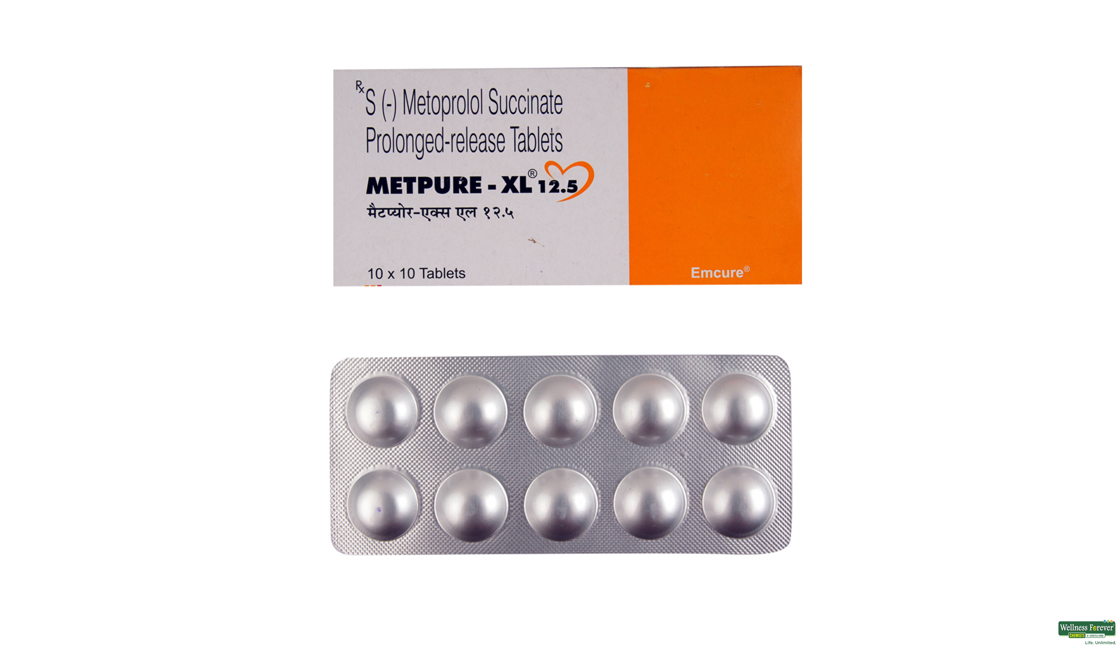 METPURE-XL 12.5MG 10TAB- 1, 10TAB, 