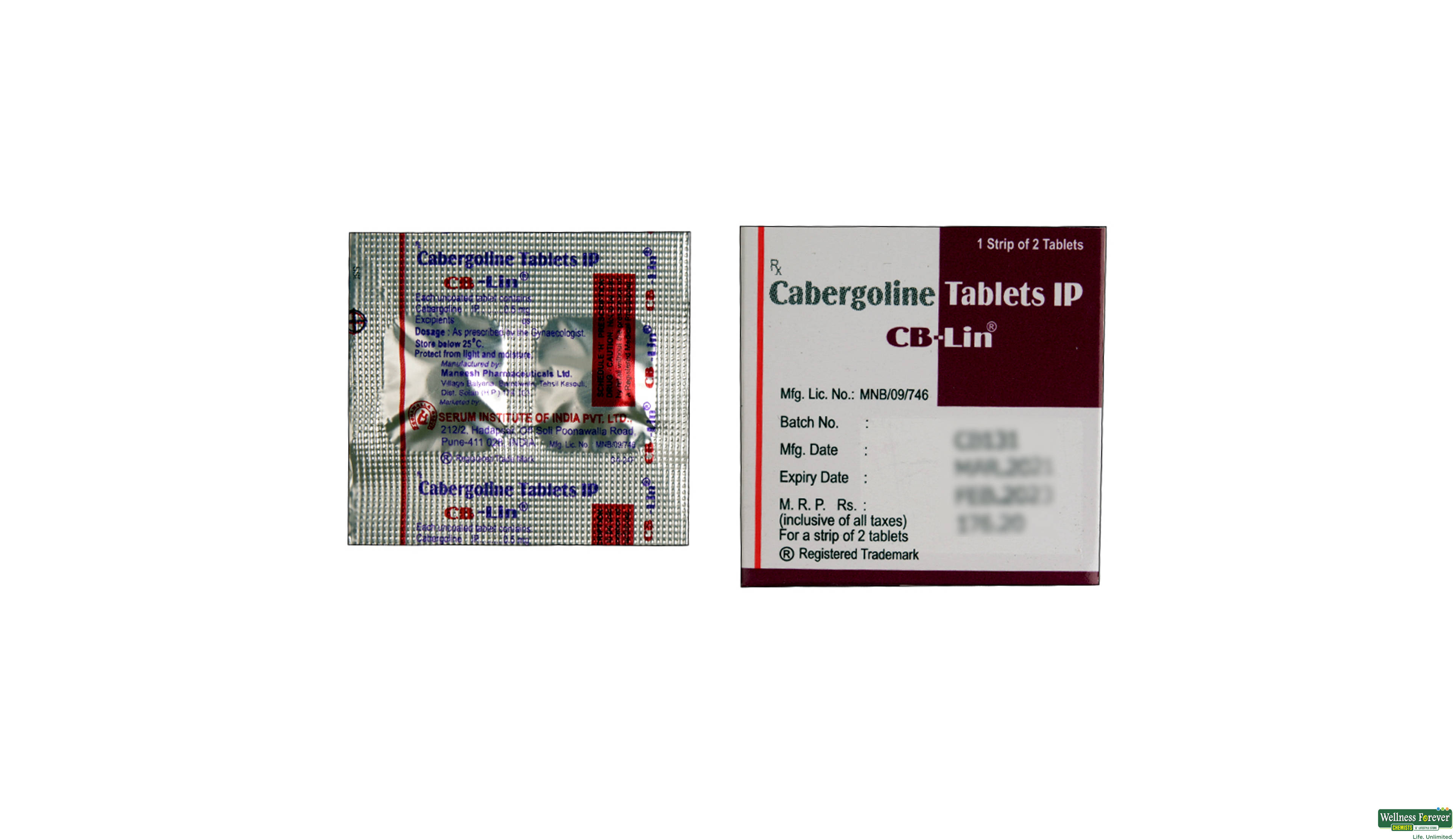 CB-LIN 0.5MG 2TAB- 2, 2TAB, 