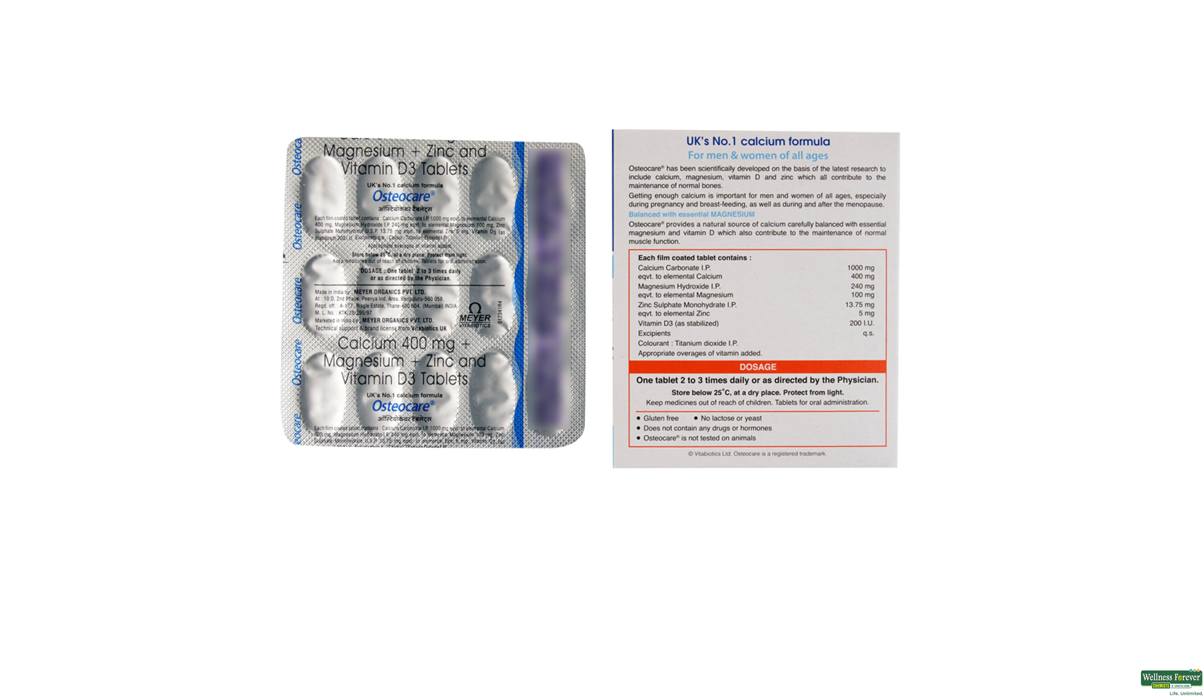 OSTEOCARE 15TAB- 2, 15TAB, null