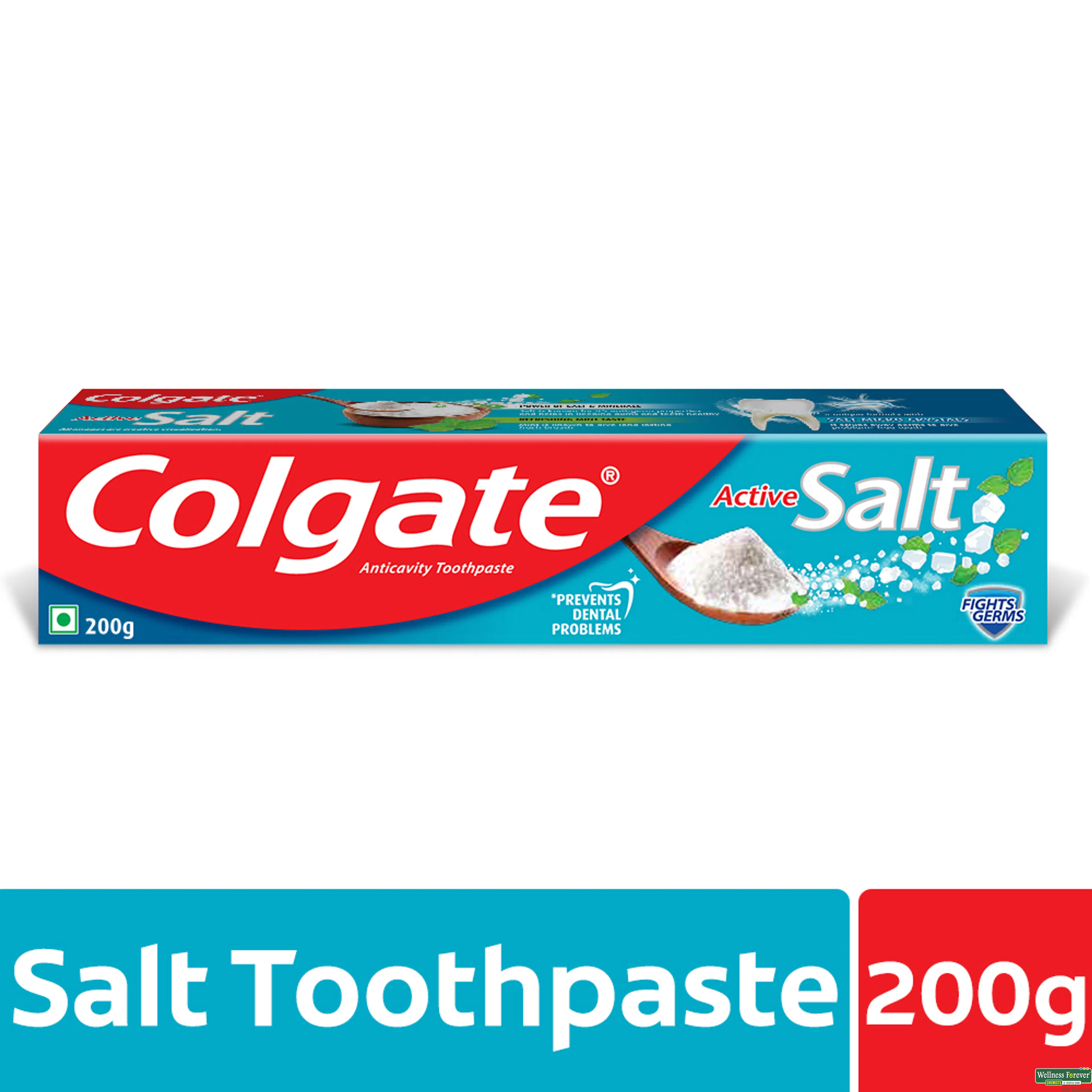 COLG T/PASTE ACTIVE SALT 200GM-image