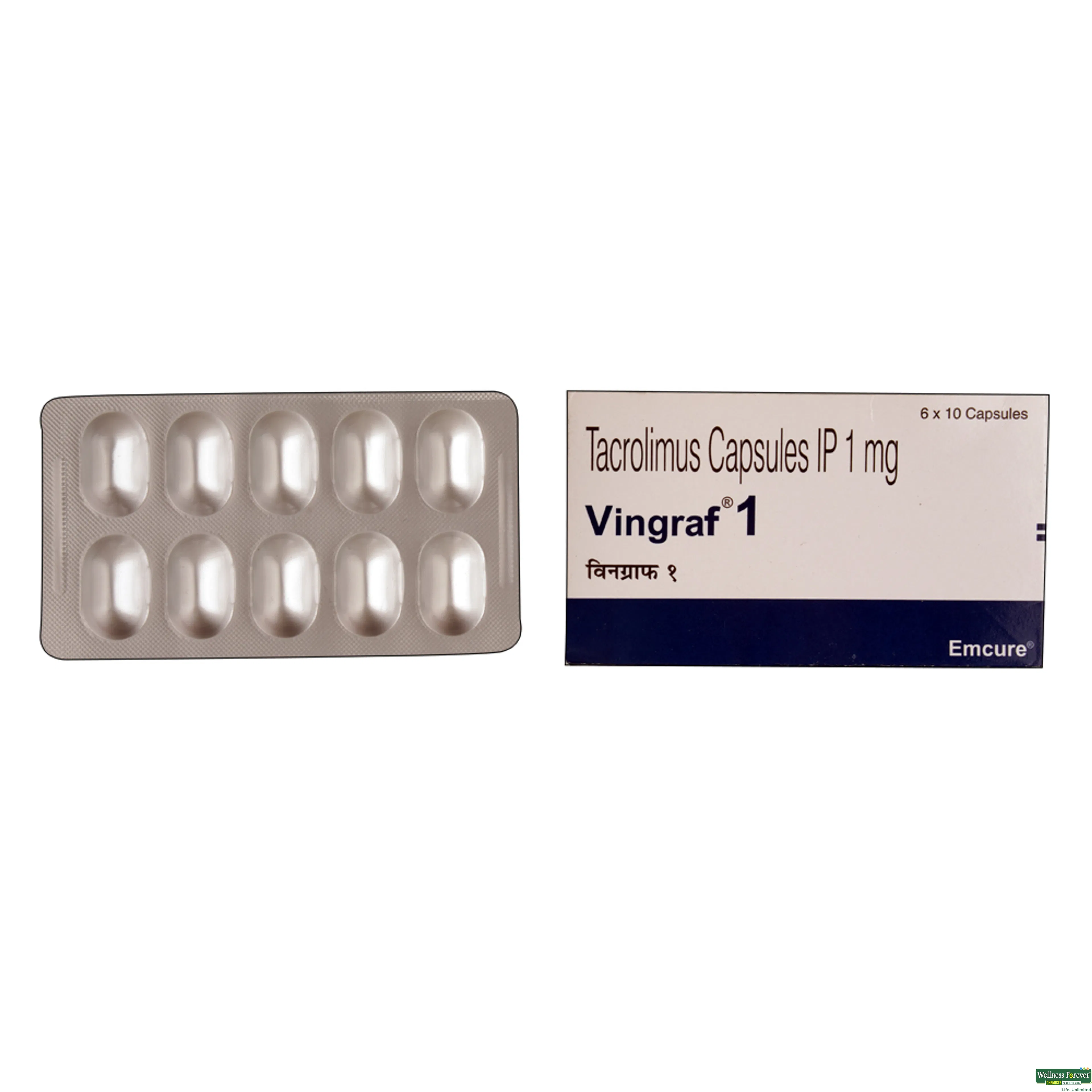 VINGRAF 1MG 10CAP-image