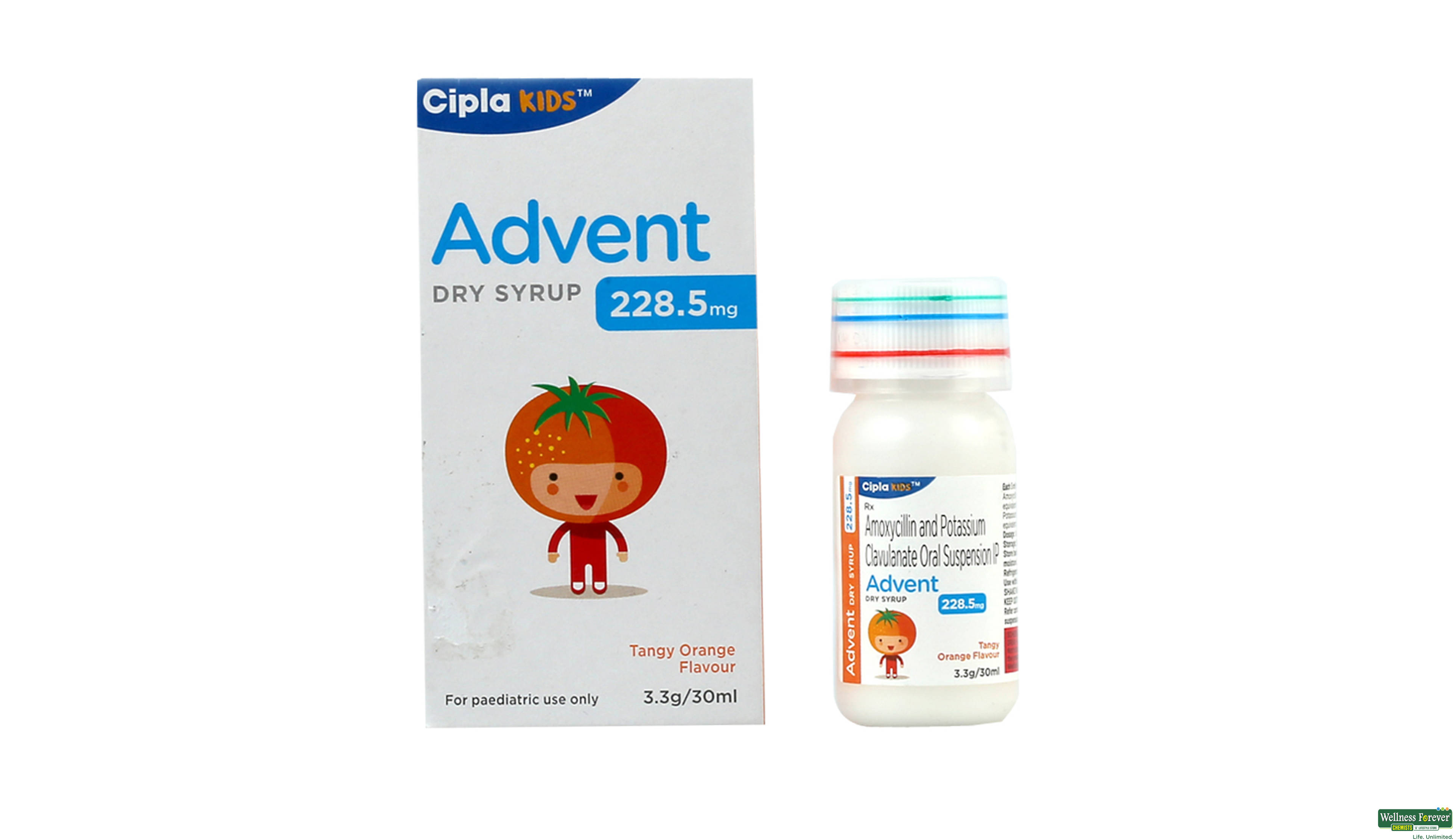 ADVENT 228.5MG SYP 30ML- 1, 30ML, 