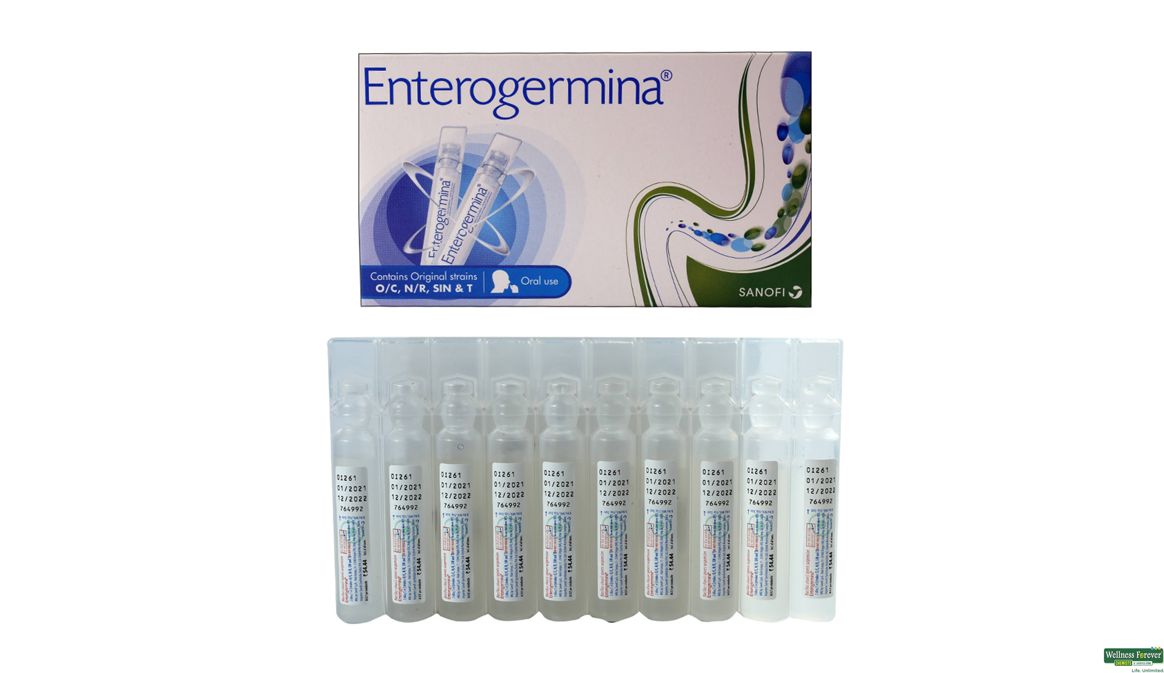 ENTEROGERMINA ORAL SOLN 5ML- 1, 5ML, 