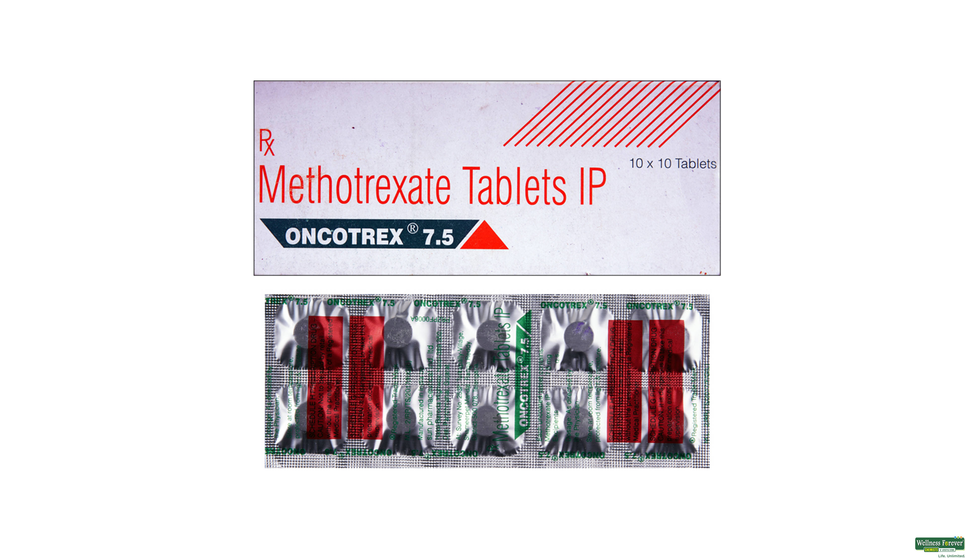 ONCOTREX 7.5MG 10TAB- 1, 10TAB, 