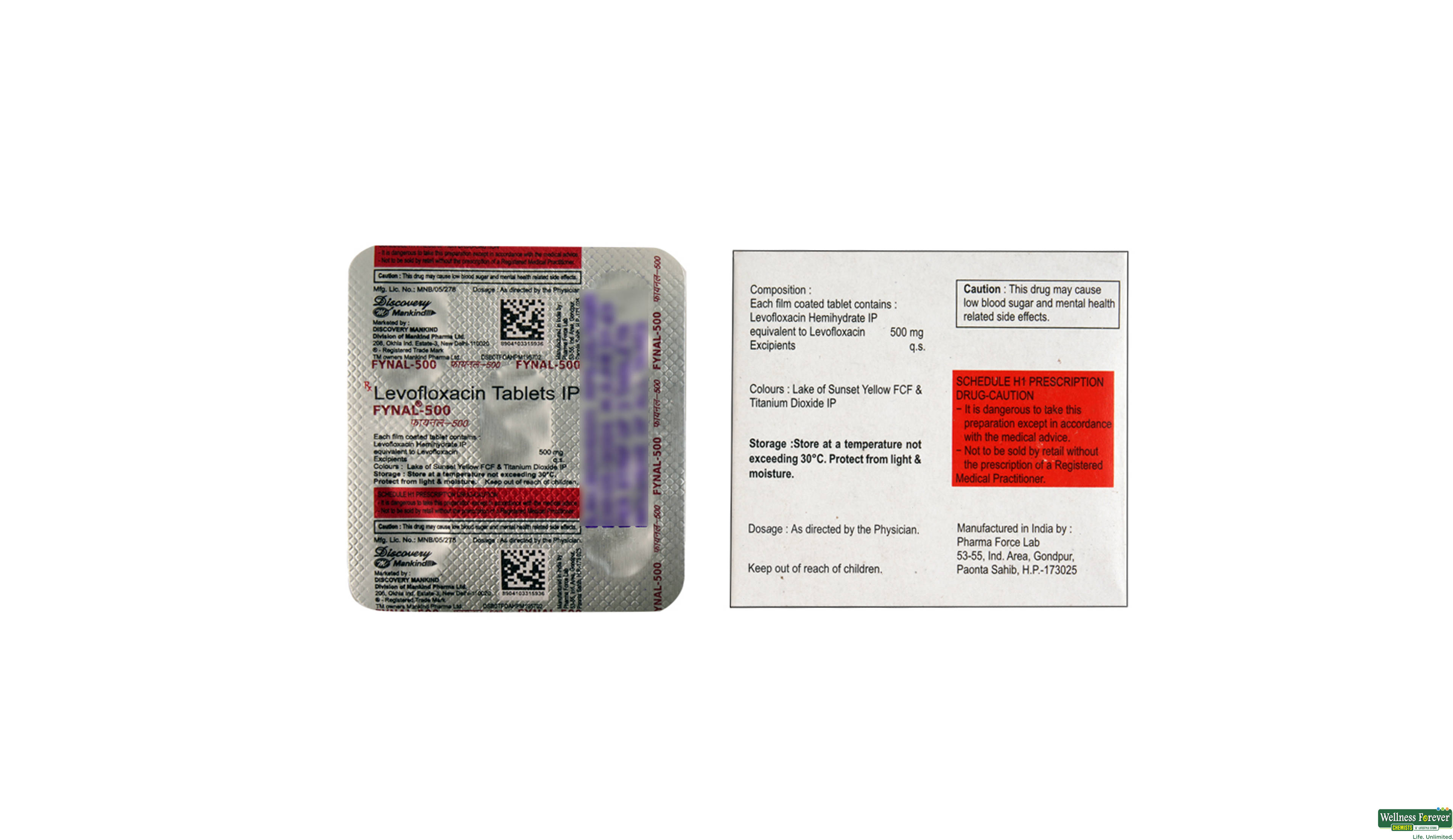 FYNAL 500MG 5TAB- 2, 5TAB, 