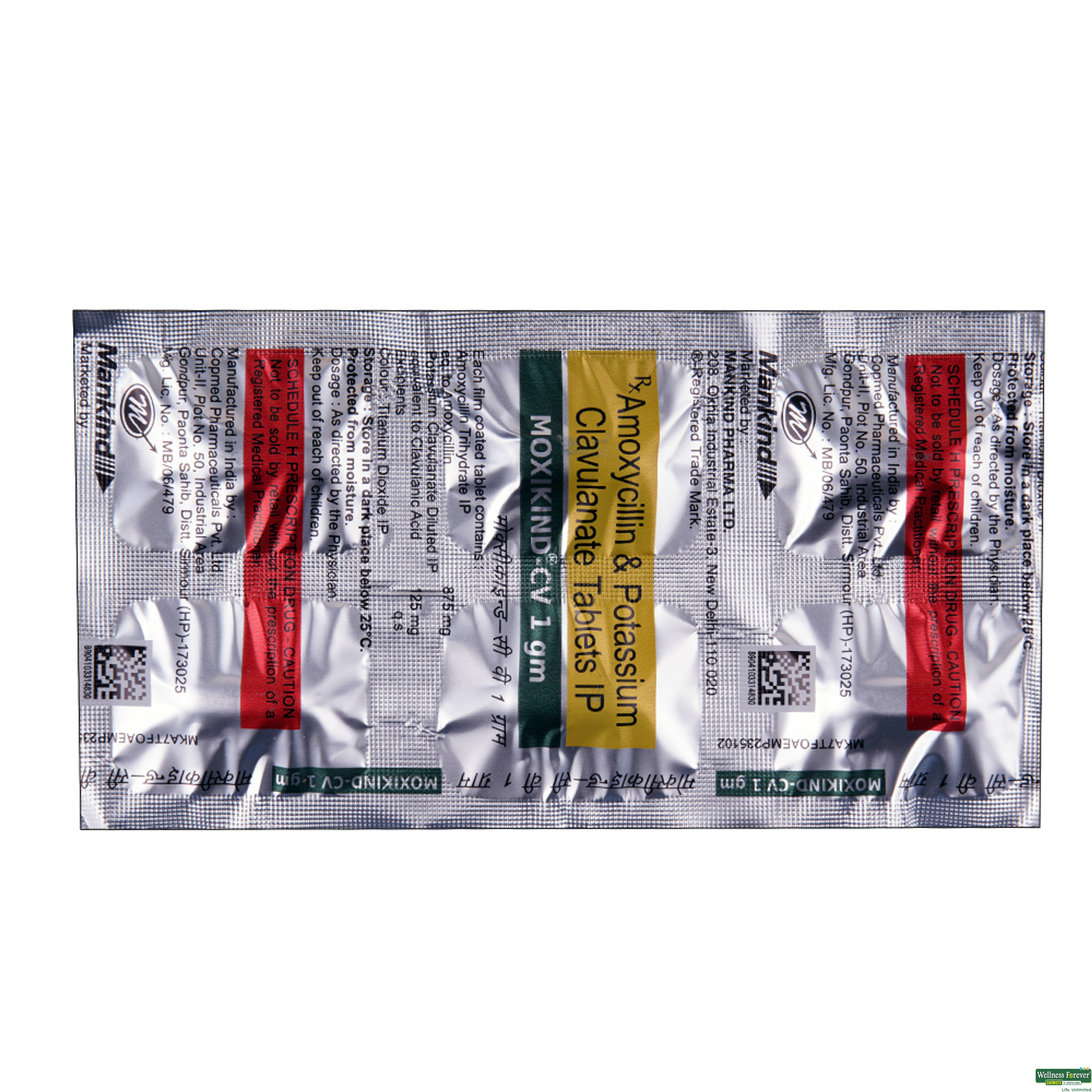 MOXIKIND-CV 1000MG 6TAB-image