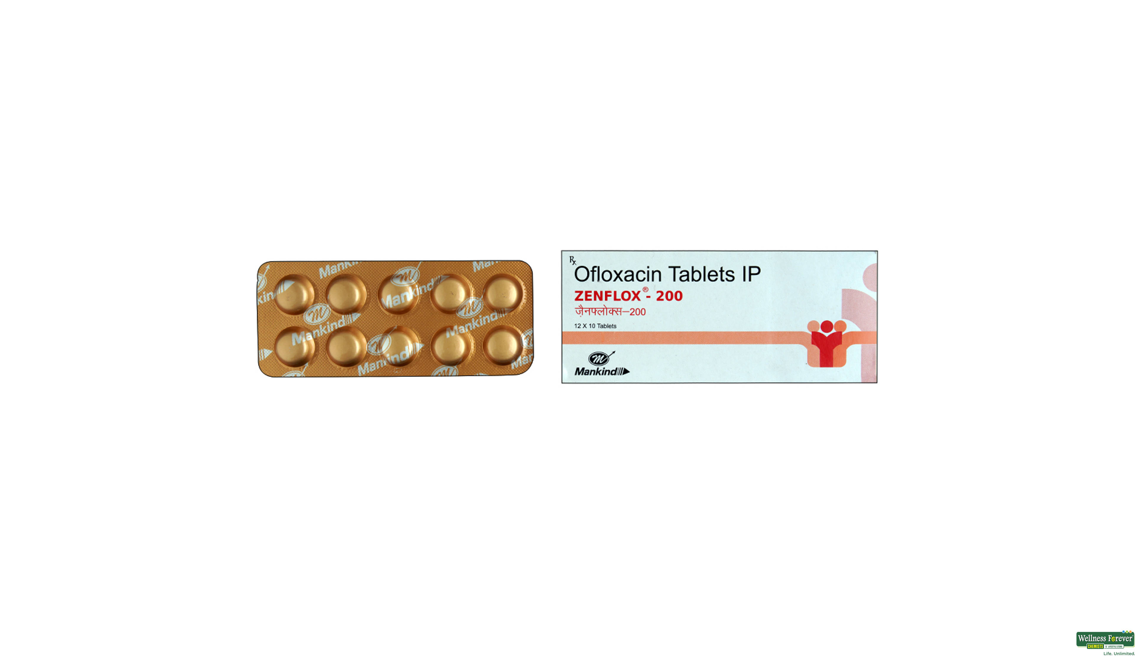 ZENFLOX 200MG 10TAB- 1, 10TAB, 
