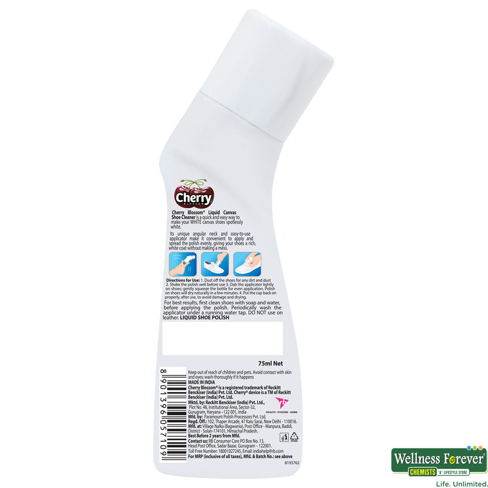 Cherry blossom hotsell white shoe polish
