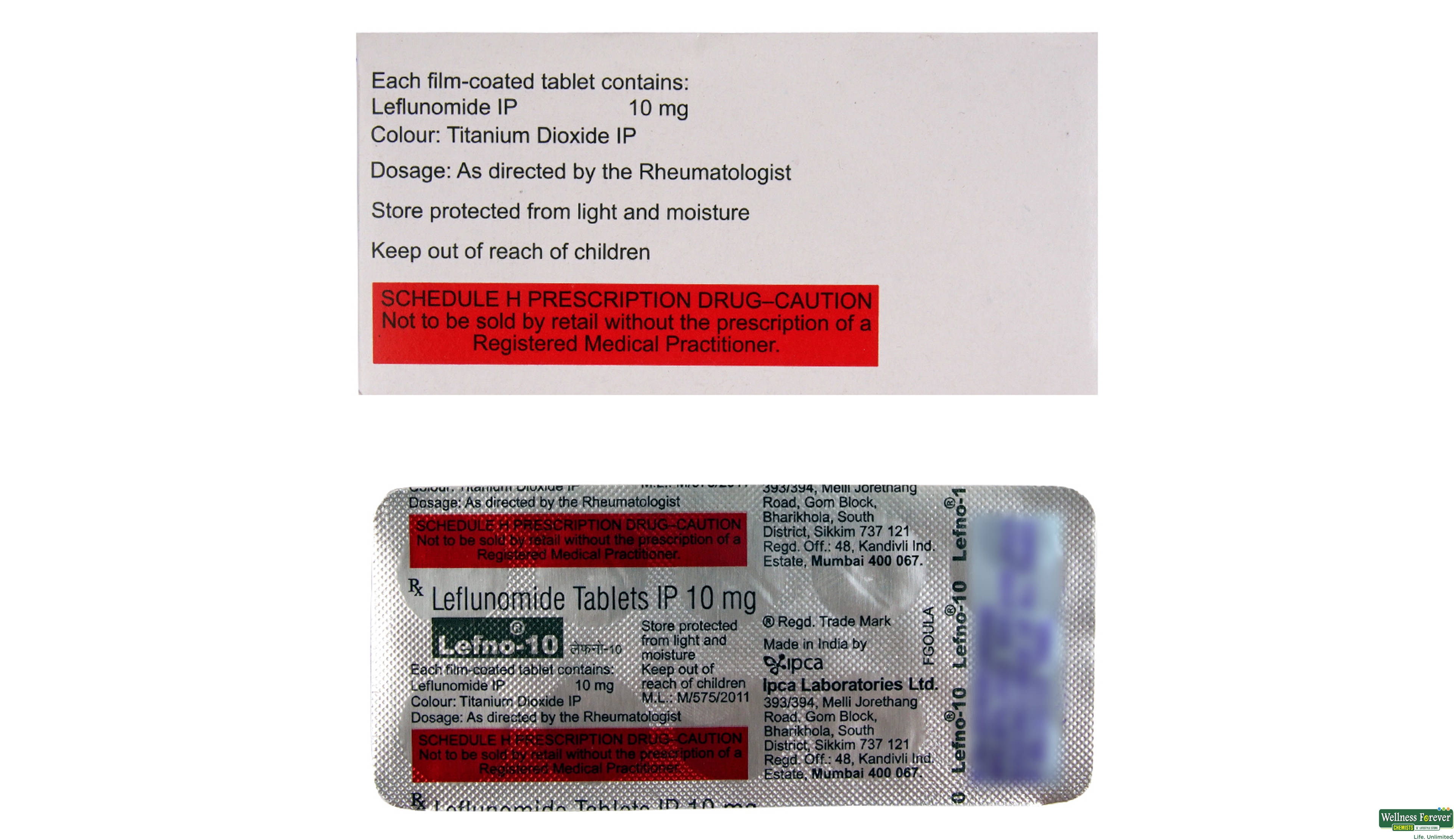 LEFNO 10MG 10TAB- 2, 10TAB, 