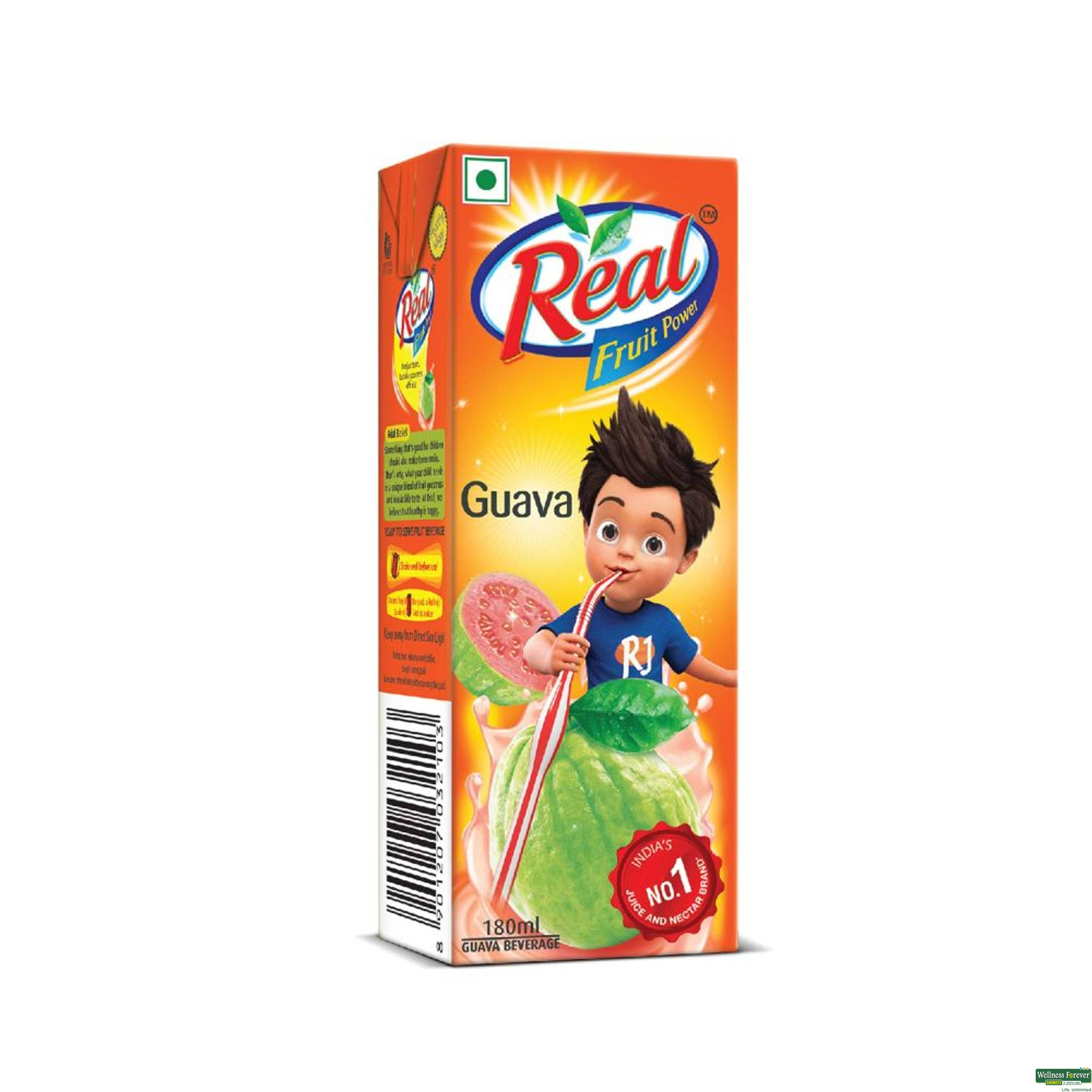 Real Fruit Power Juice Juice, Guava, 200 ml-image