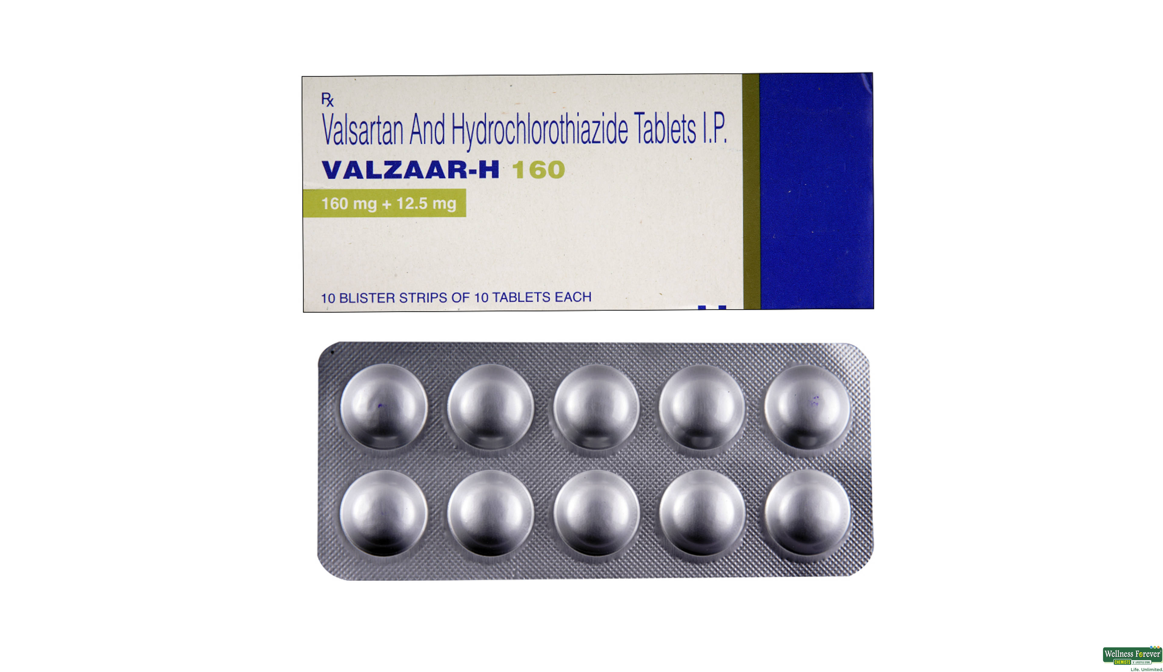 VALZAAR-H 160MG 10TAB- 1, 10TAB, null