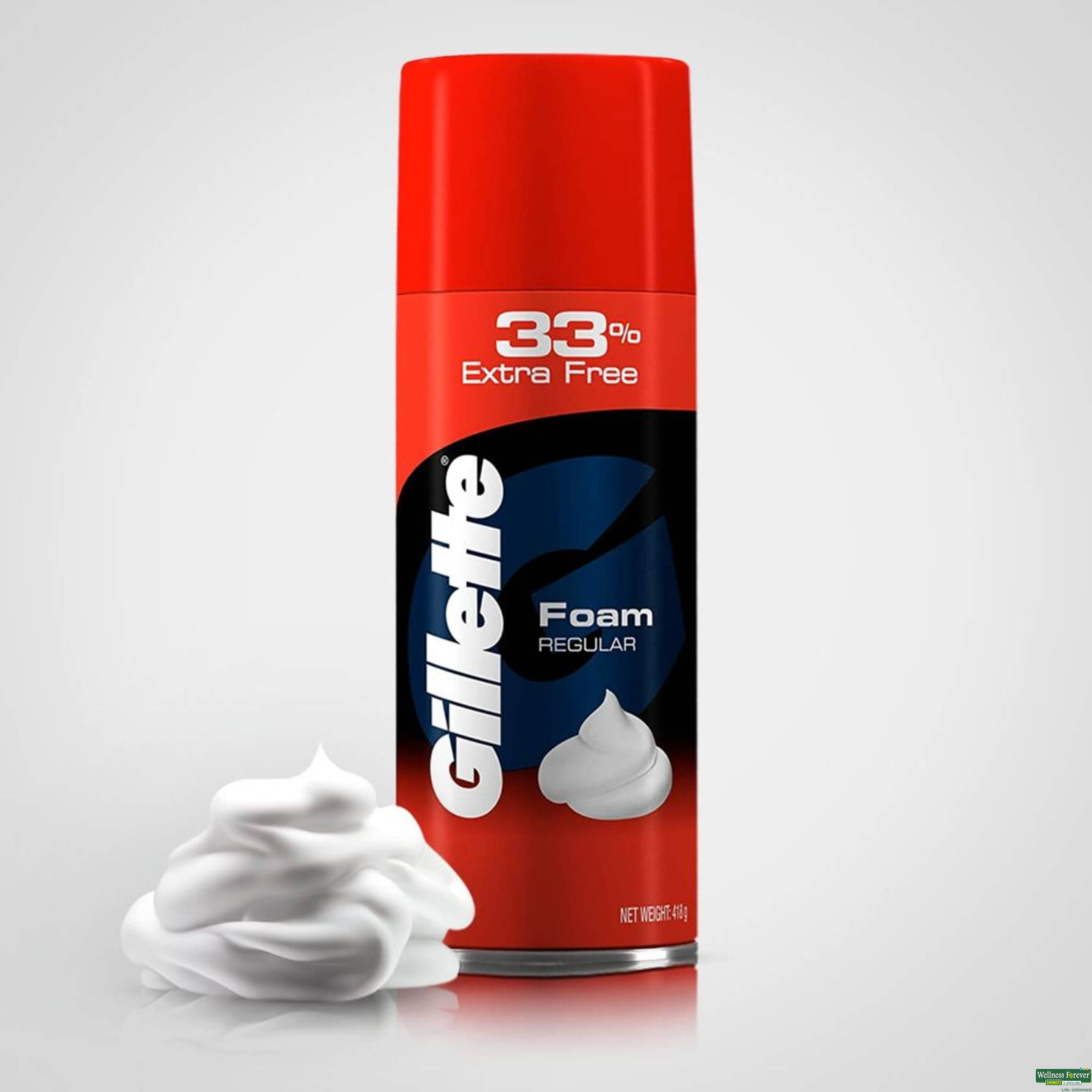Gillette Classic Regular Pre Shaving Foam, 418 g-image