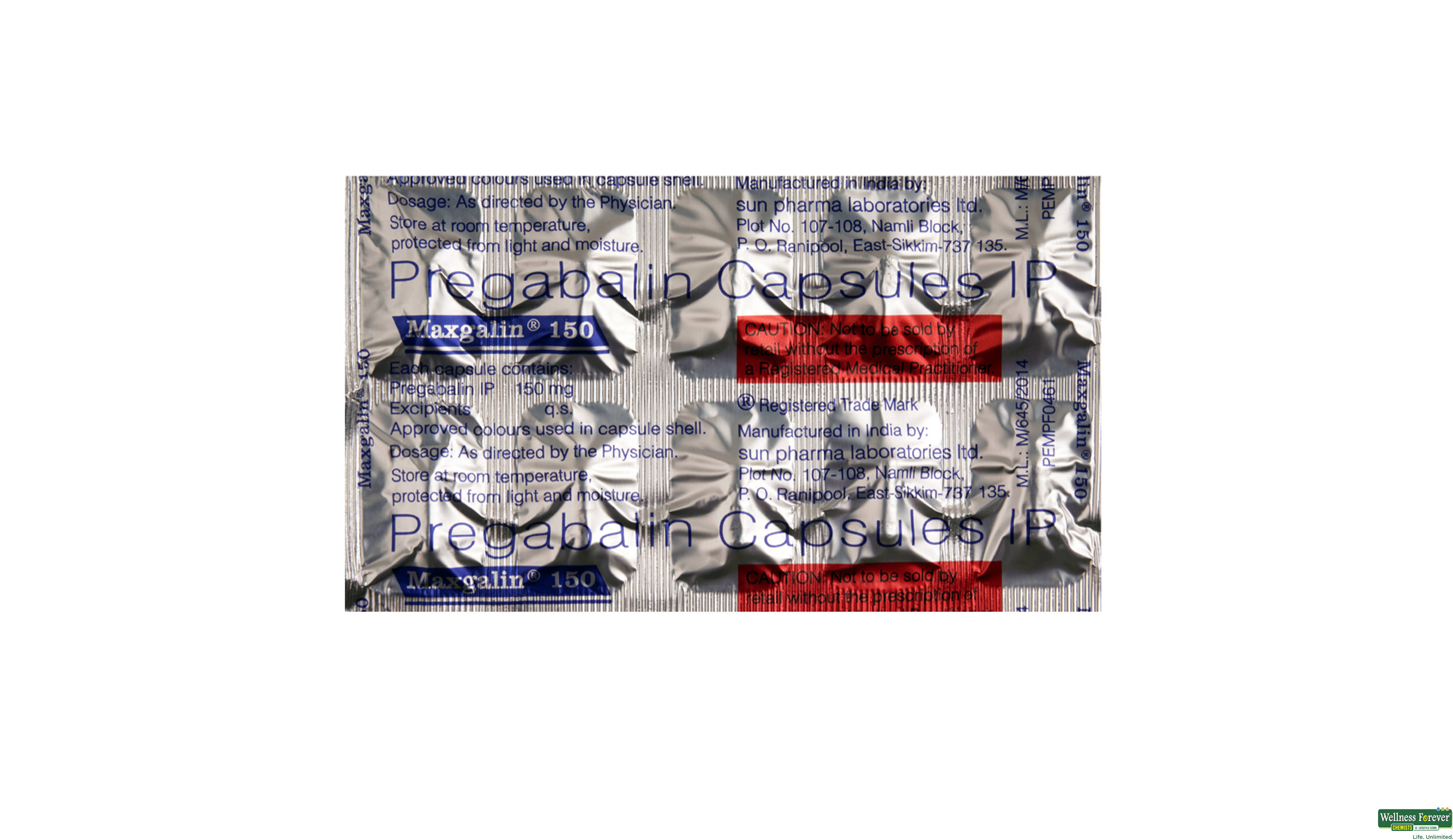 MAXGALIN 150MG 10CAP- 1, 10CAP, 