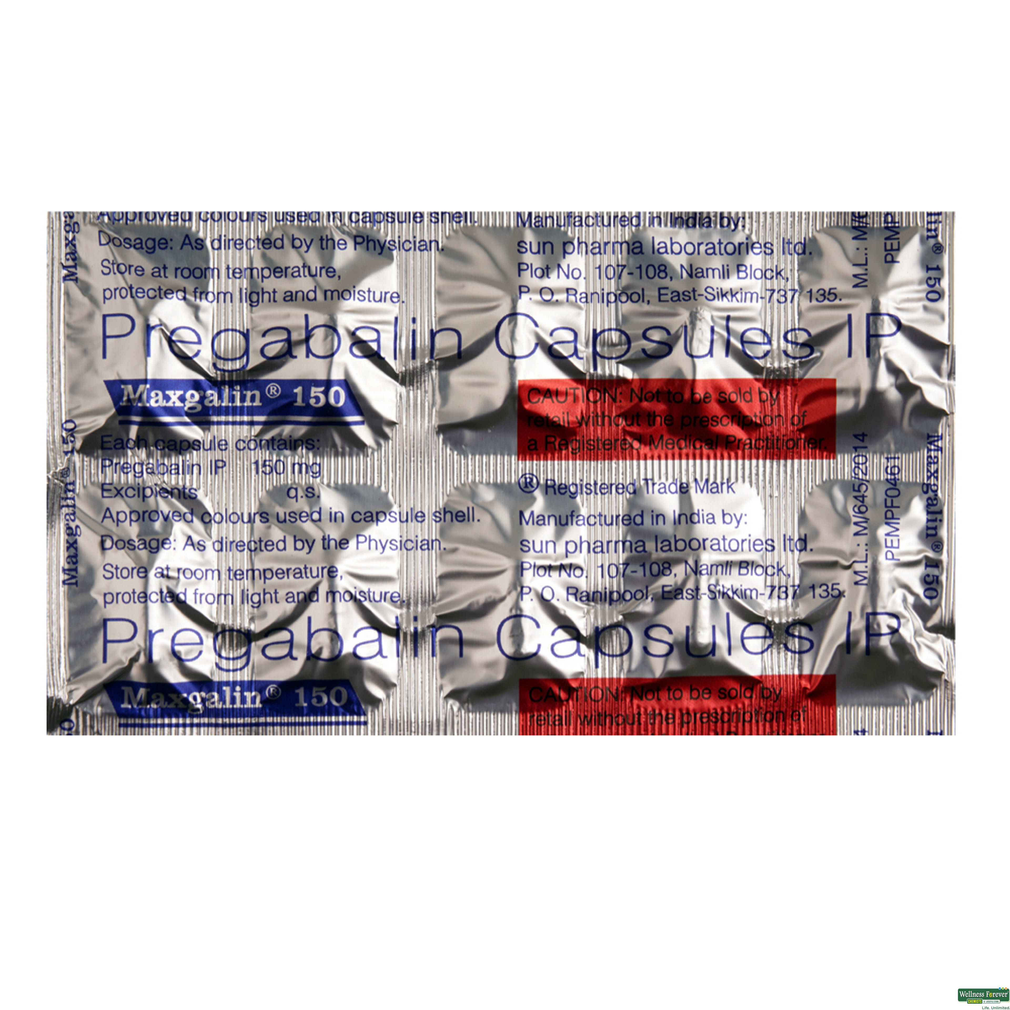 MAXGALIN 150MG 10CAP-image