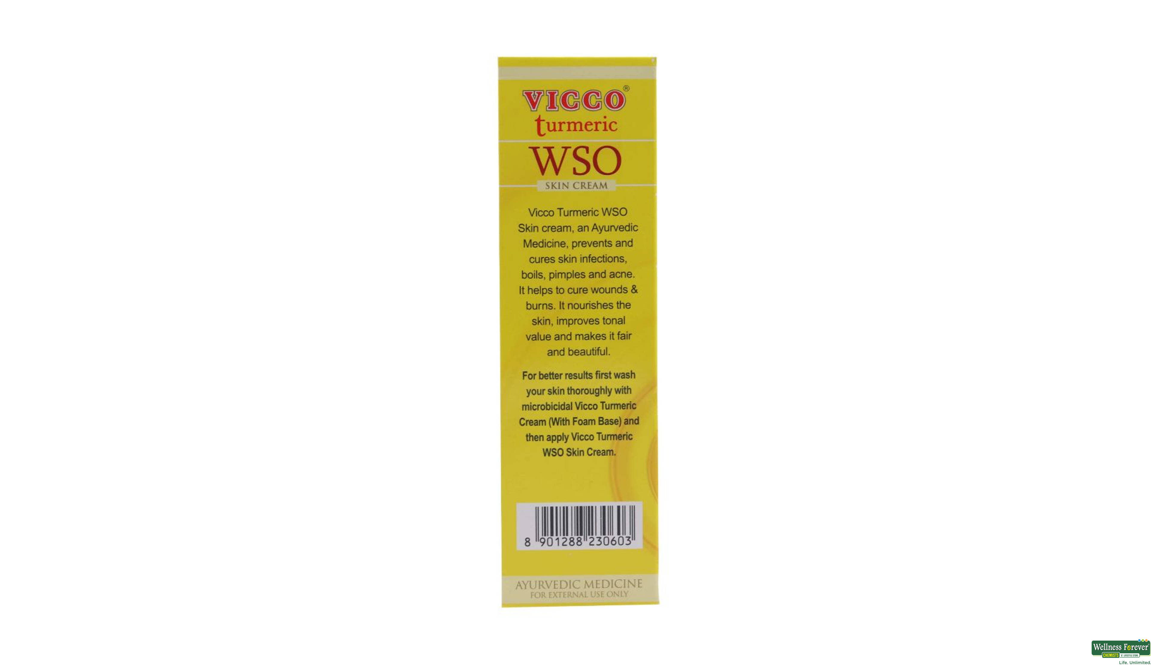 VICCO CRM WSO TURMERIC 60GM- 5, 60GM, null