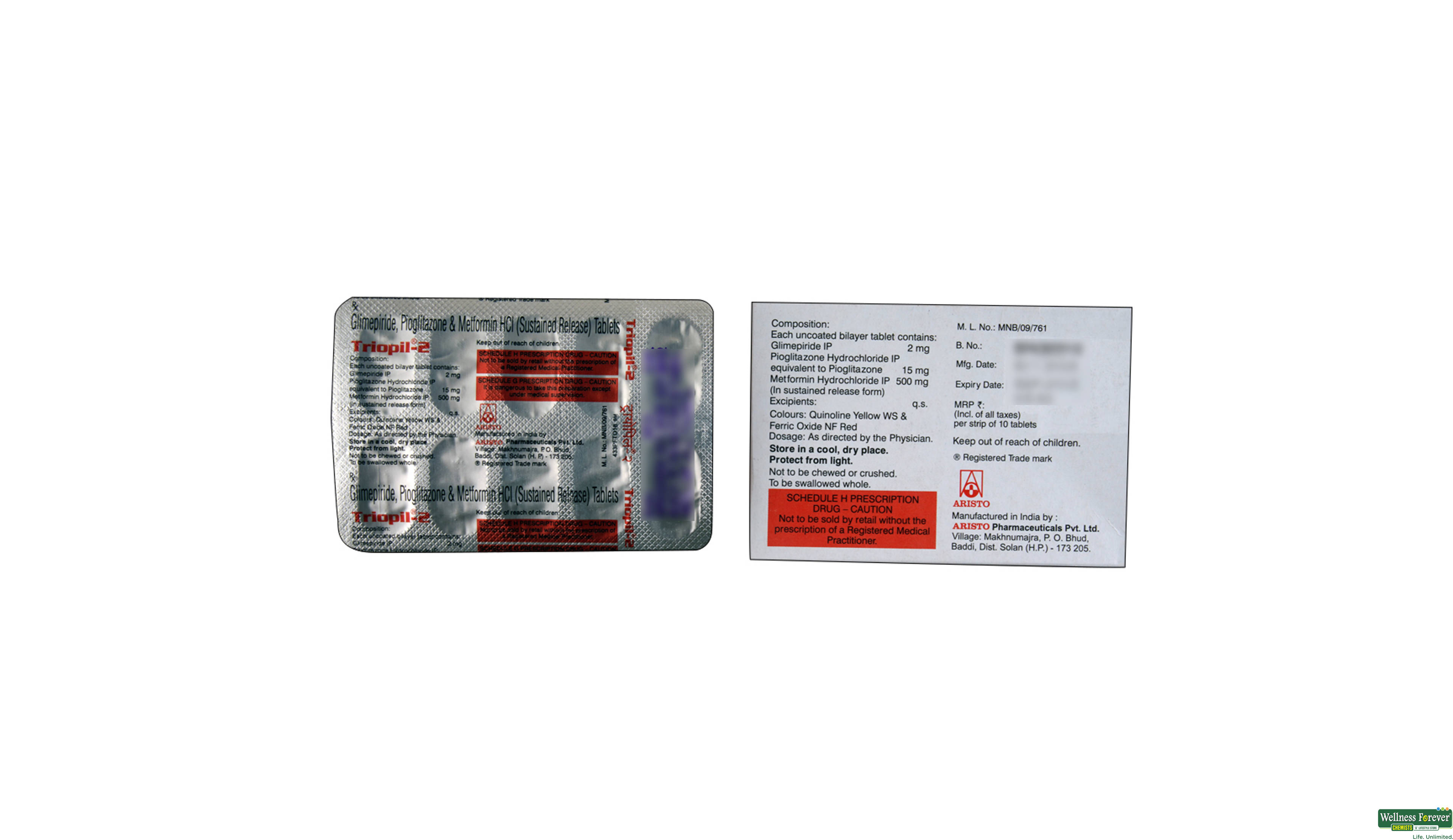 TRIOPIL 2MG 10TAB- 2, 10TAB, 