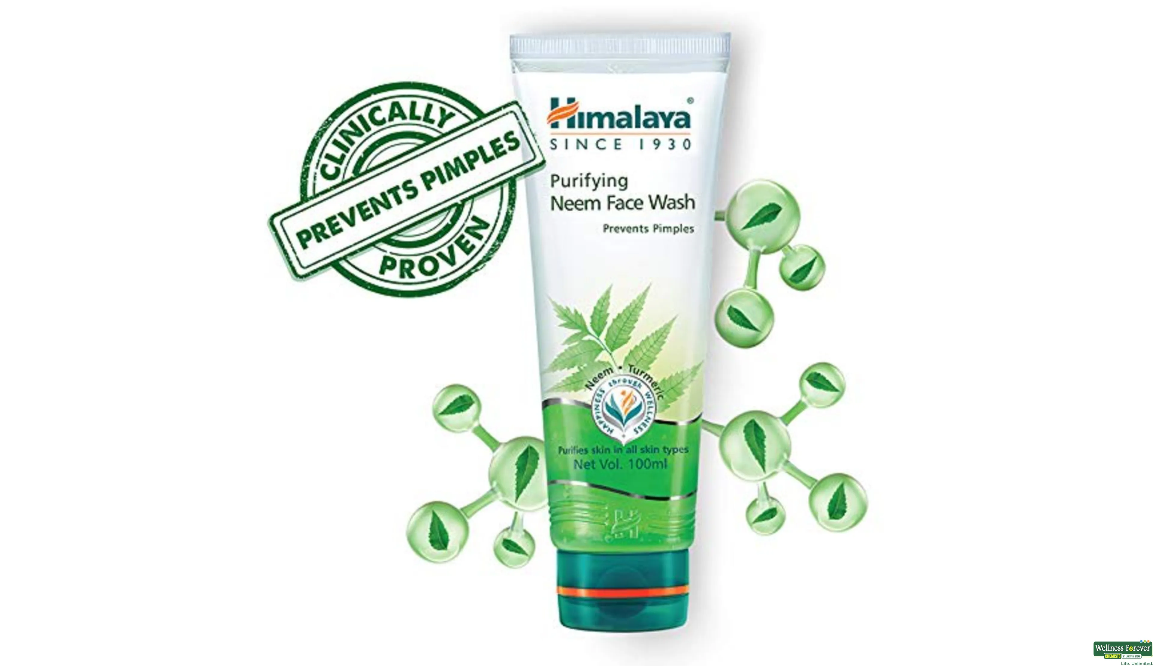 HIMA F/WASH NEEM 100ML- 4, 100ML, null